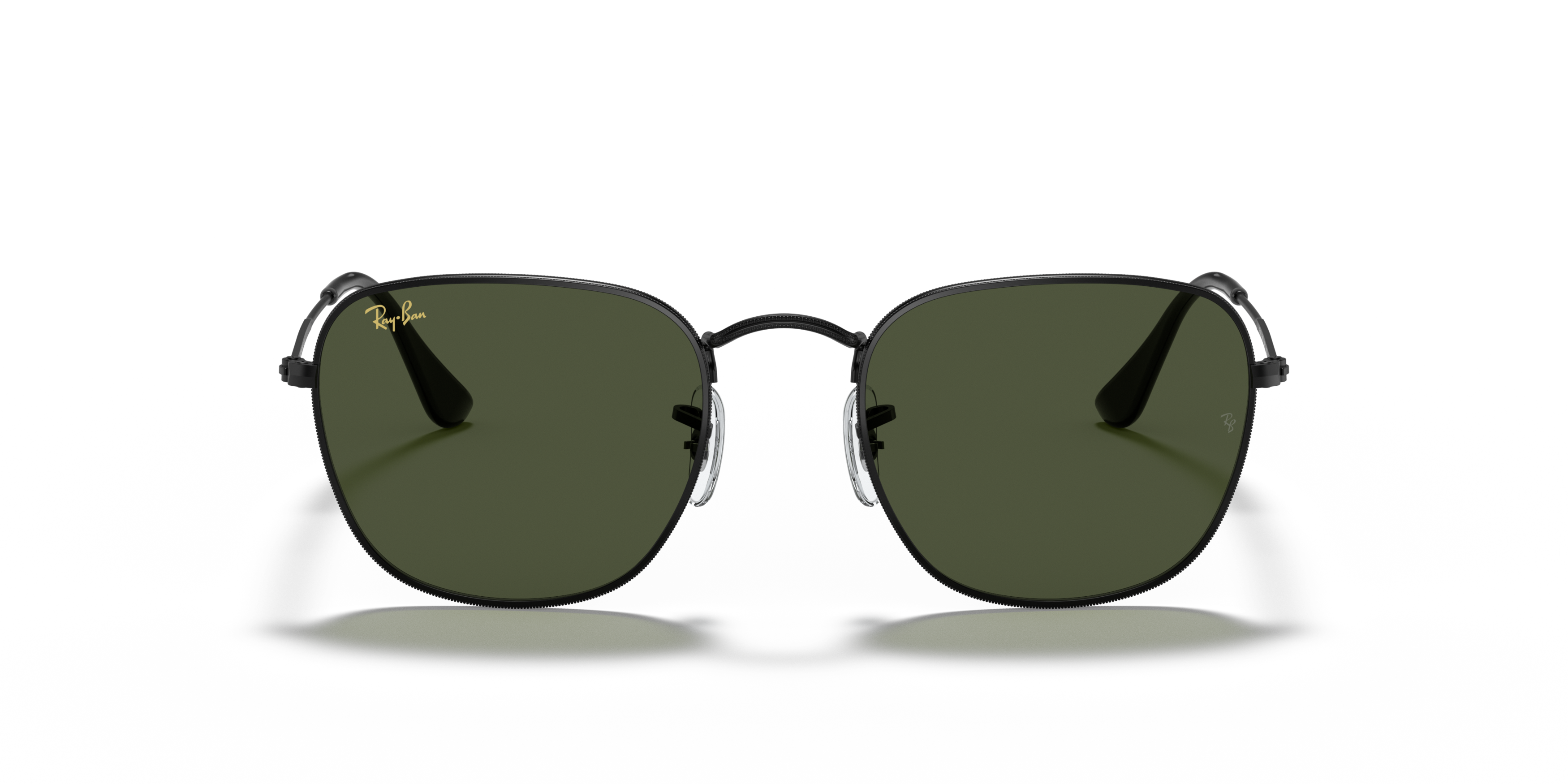 Front Ray-Ban Frank Legend Gold RB3857 91984E Groen / Zilver