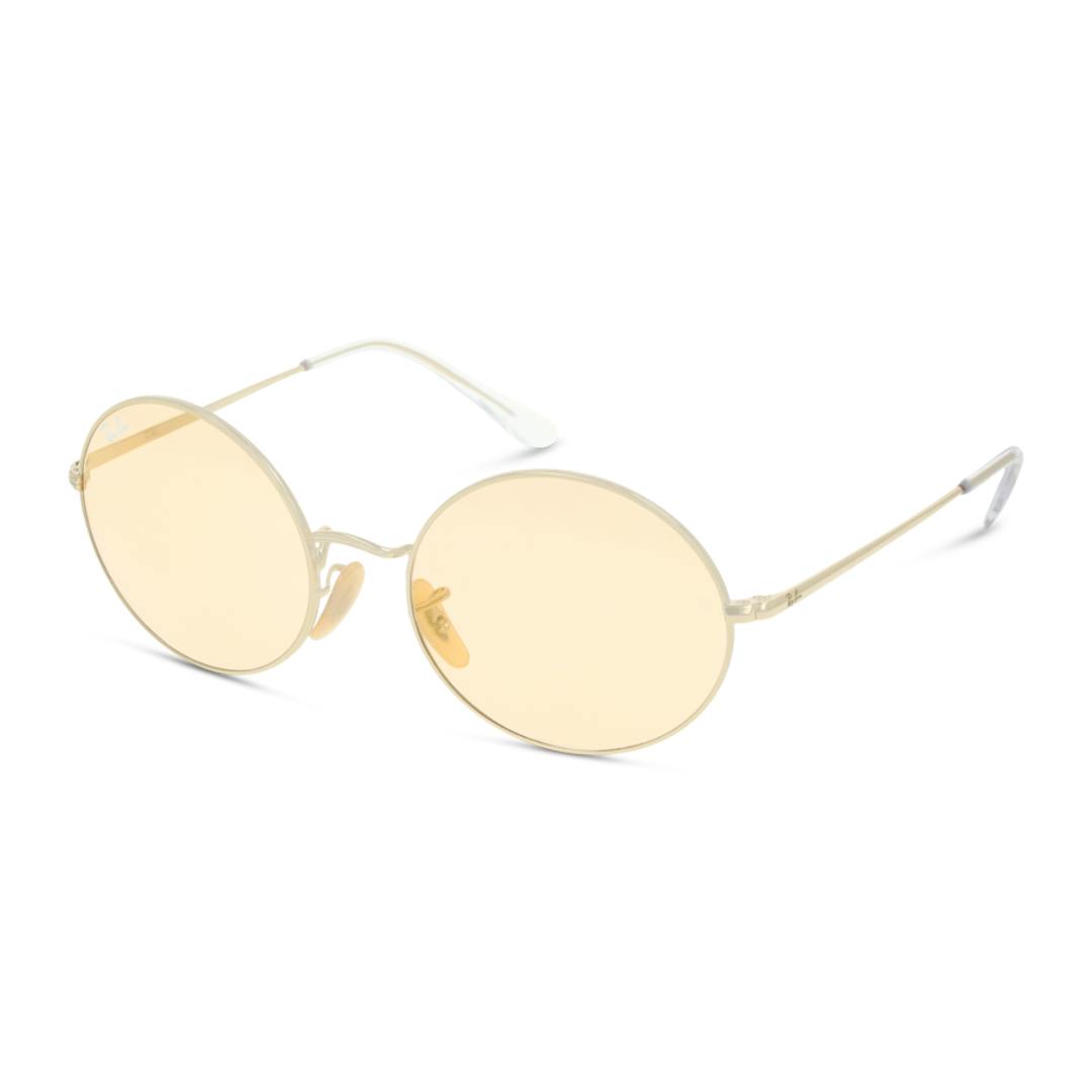 Ray-Ban Oval RB1970 Lunettes de Soleil - Doré - Possibilité de verres correcteurs - Adaptable à la v