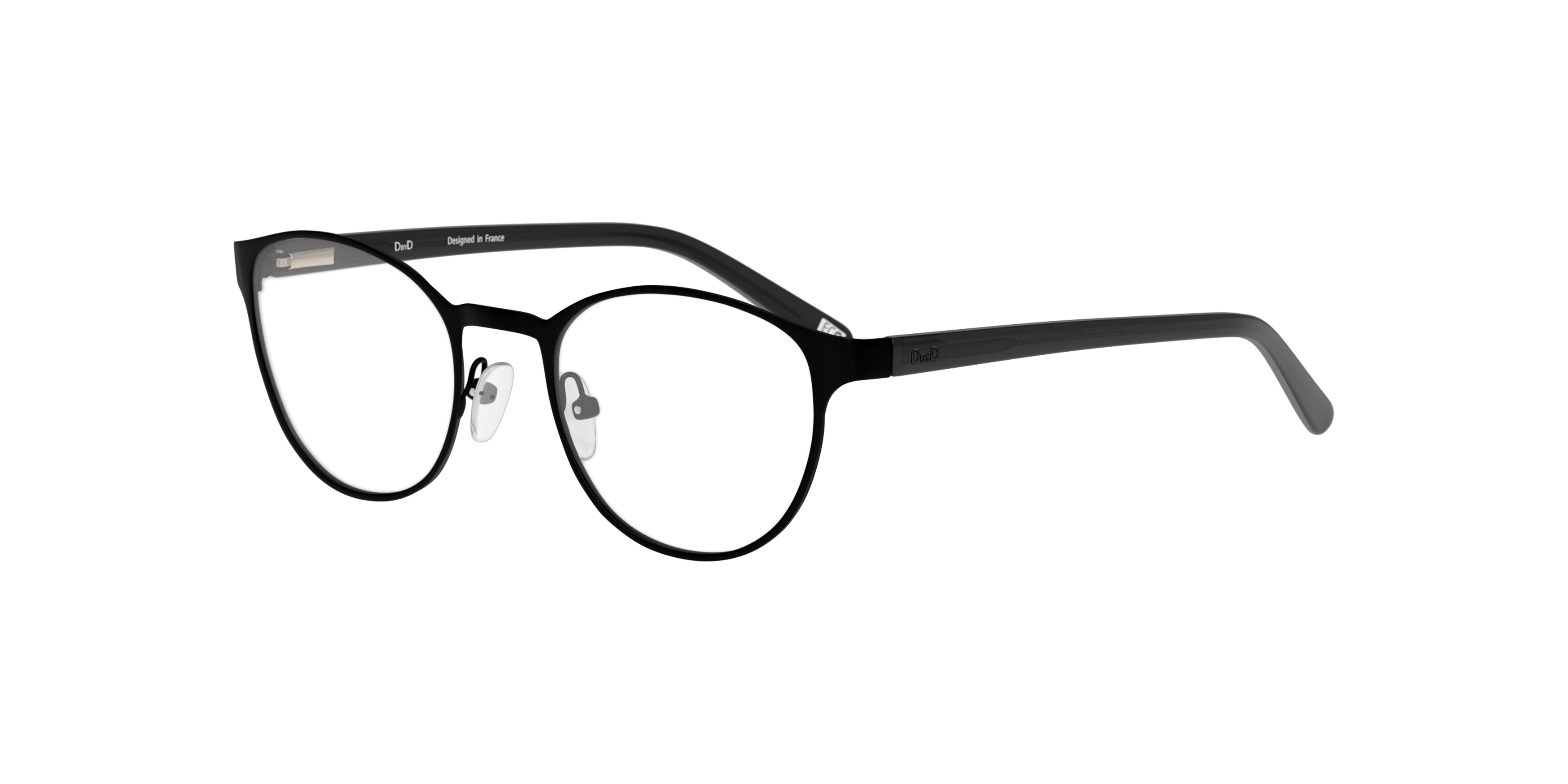 Angle_Left01 DbyD Essentials DB OF0031 Glasses Transparent / Black