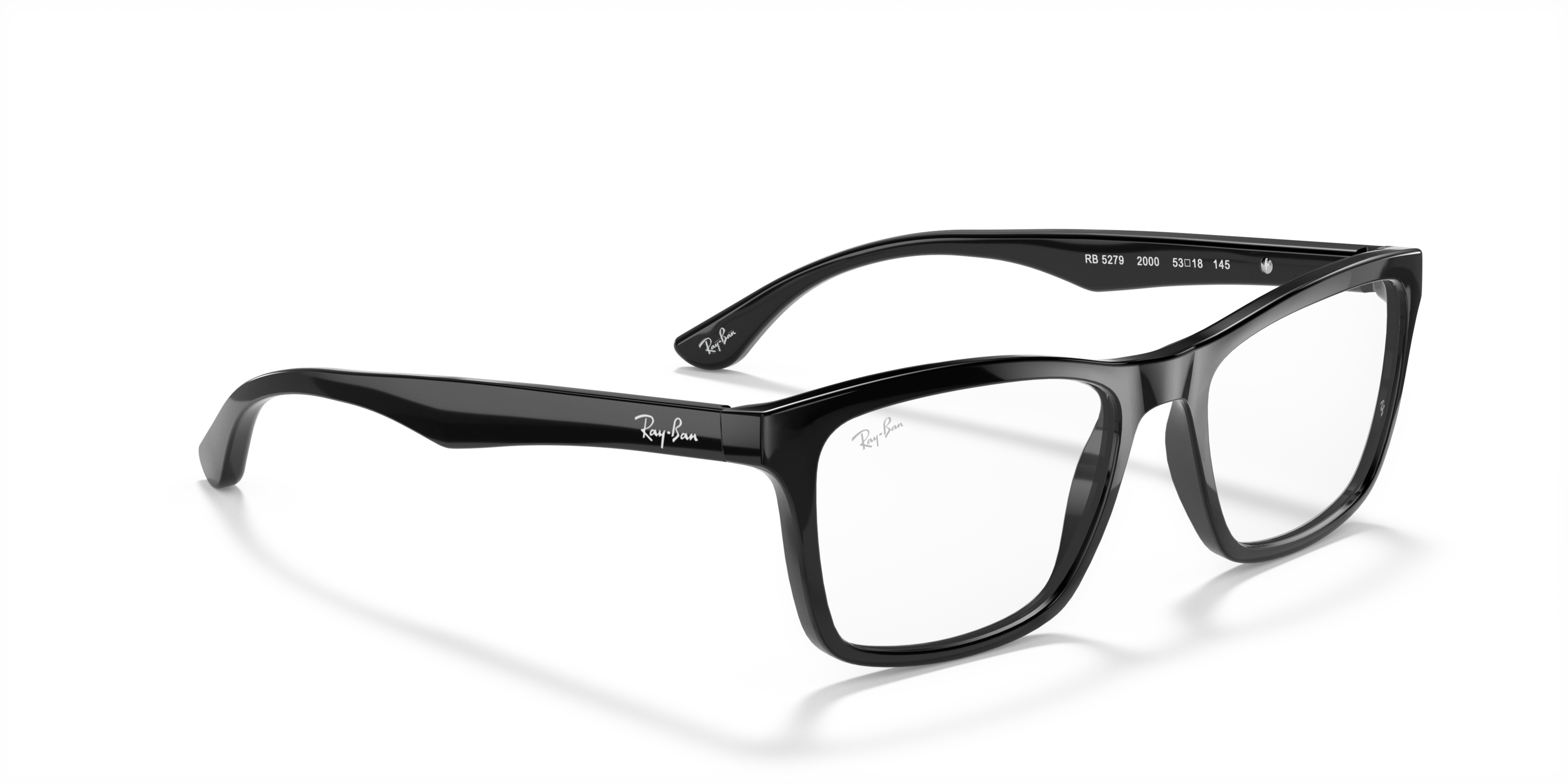 Angle_Right01 Ray-Ban RX 5279 (2000) Glasses Transparent / Black