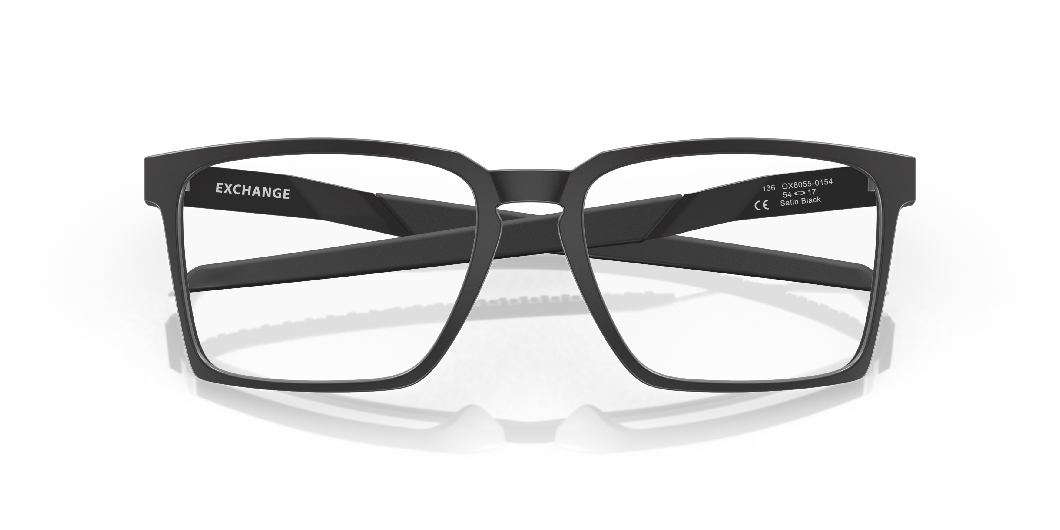 Folded Oakley OX 8055 Glasses Transparent / Black