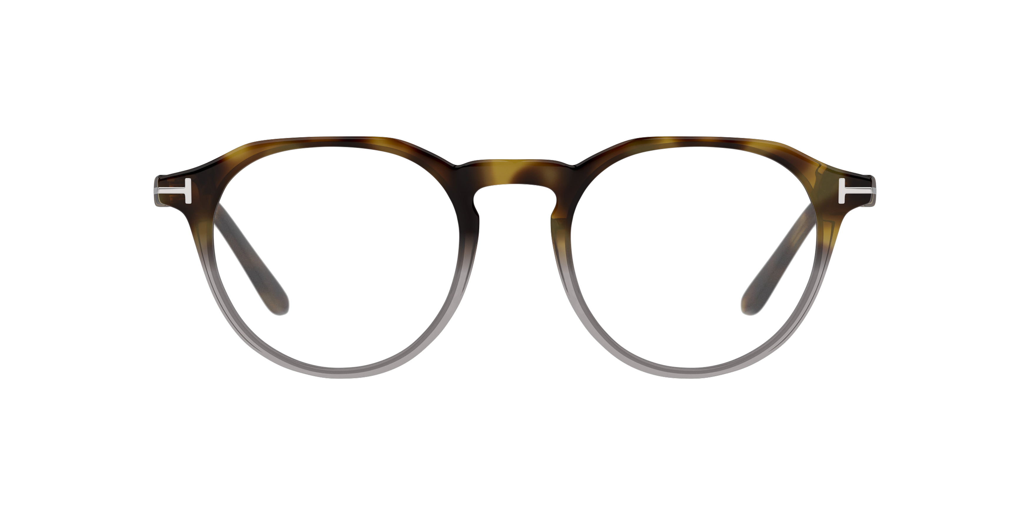 Front Tom Ford FT 5833-B Glasses Transparent / Havana