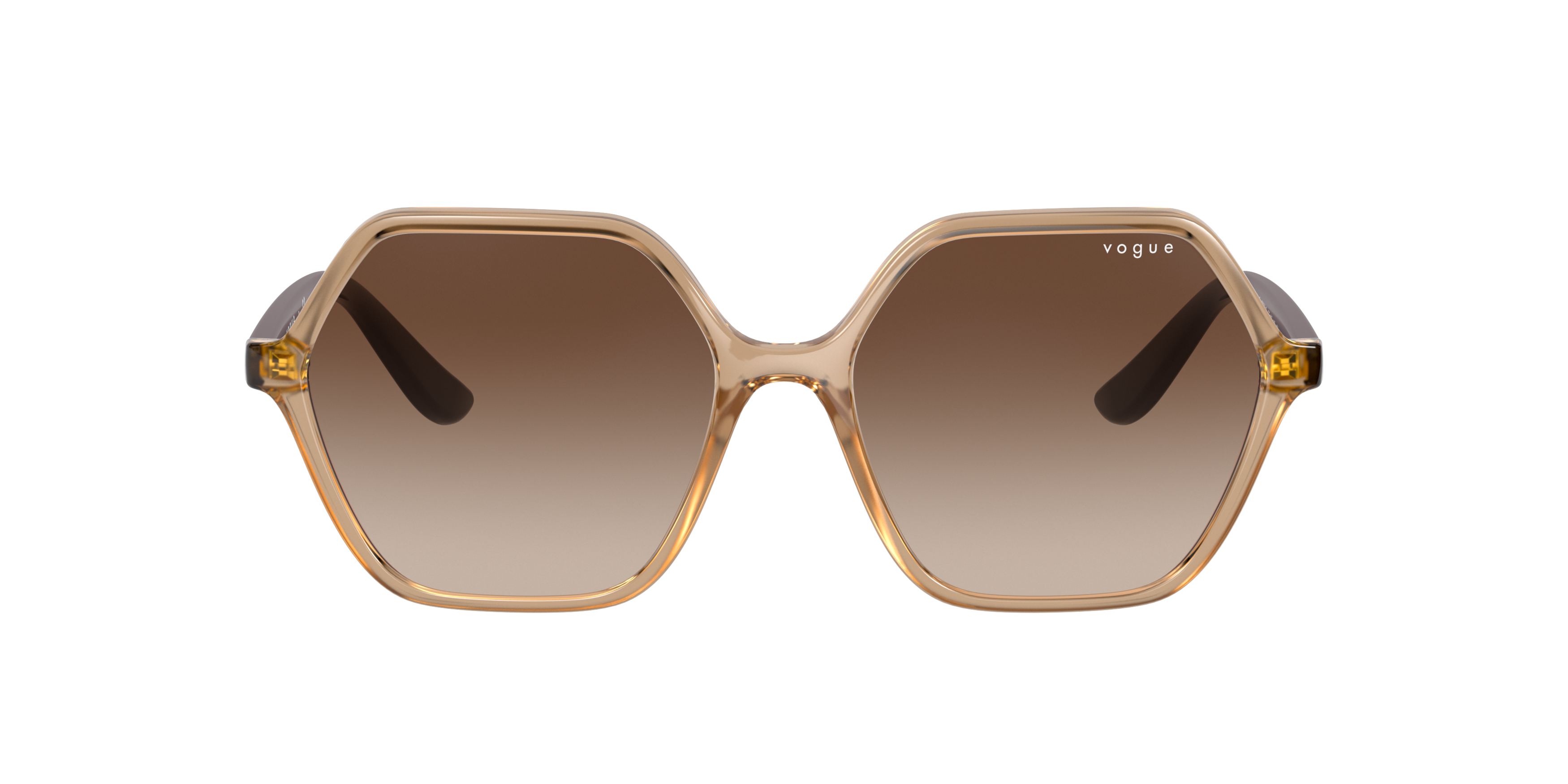 Front Vogue VO 5361S Sunglasses Brown / Transparent, Brown