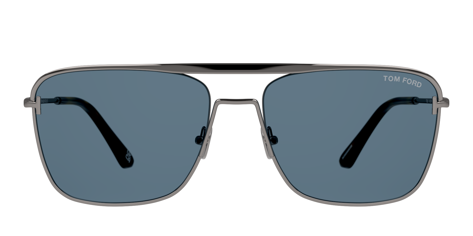 Front Tom Ford Nolan FT0925 Sunglasses Blue / Grey