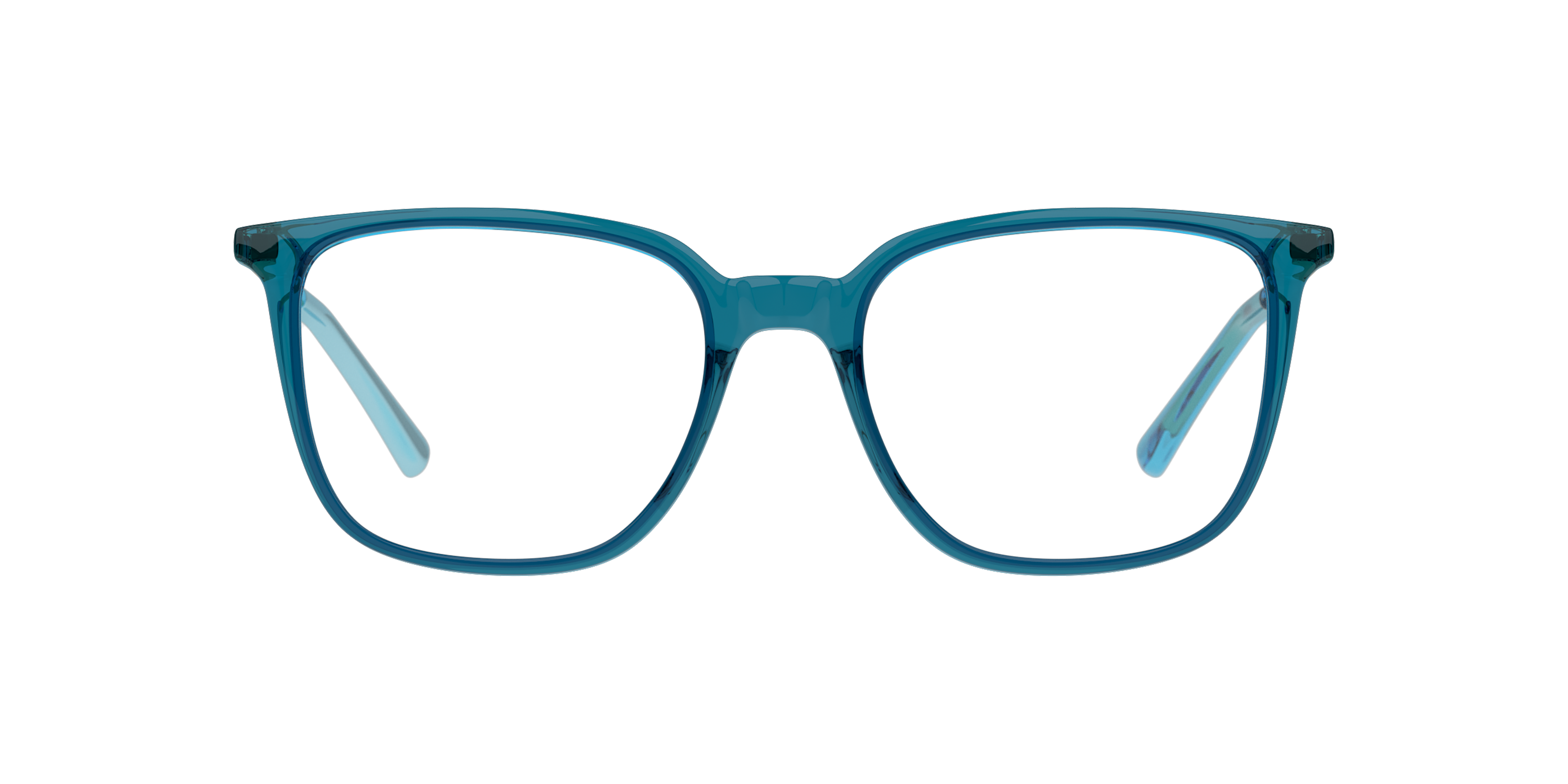Front Unofficial UN OT0158 (ED00) Children's Glasses Transparent / Blue