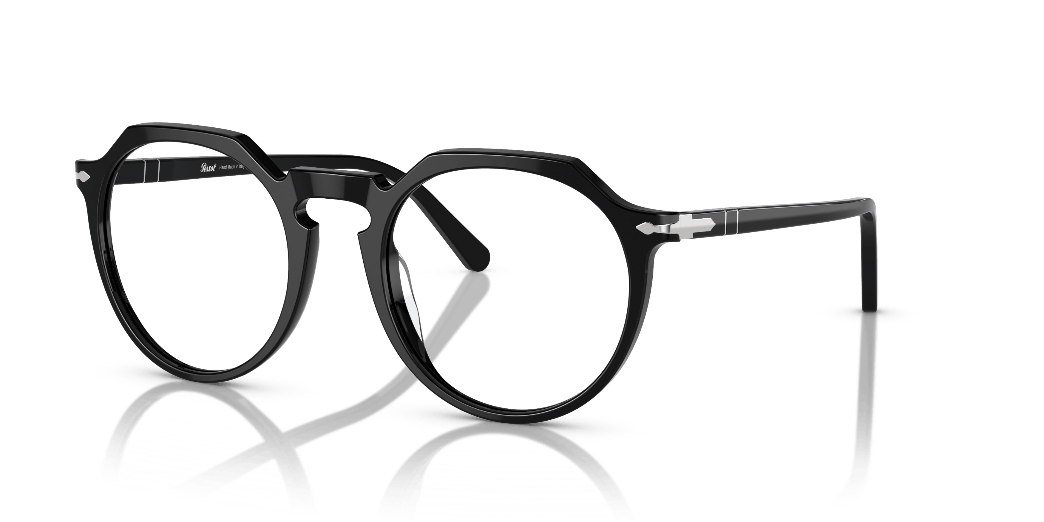 Angle_Left01 Persol PO 3281V (95) Glasses Transparent / Black