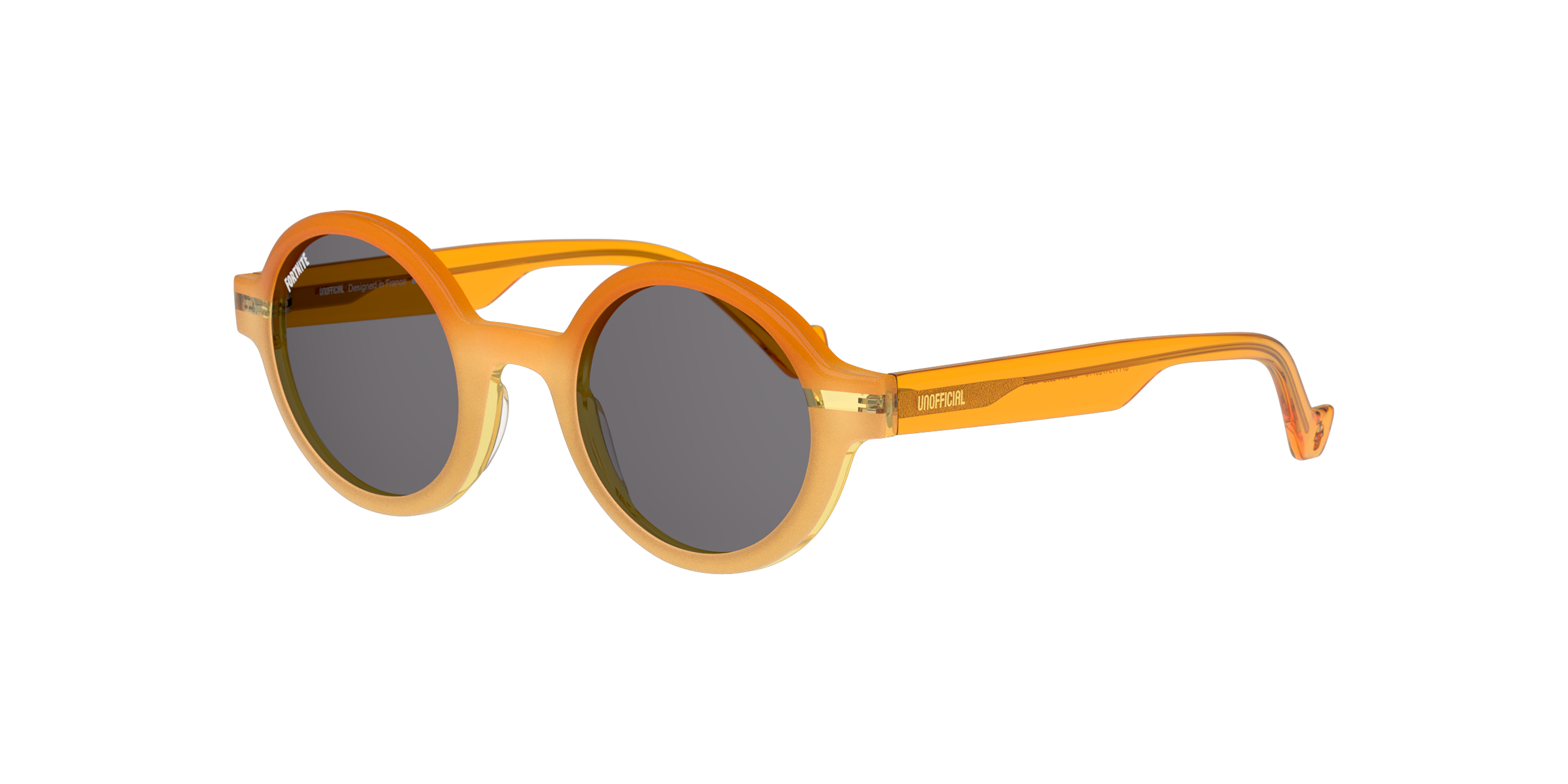 Angle_Left01 Fortnite with Unofficial UNSU0149 Sunglasses Grey / Orange