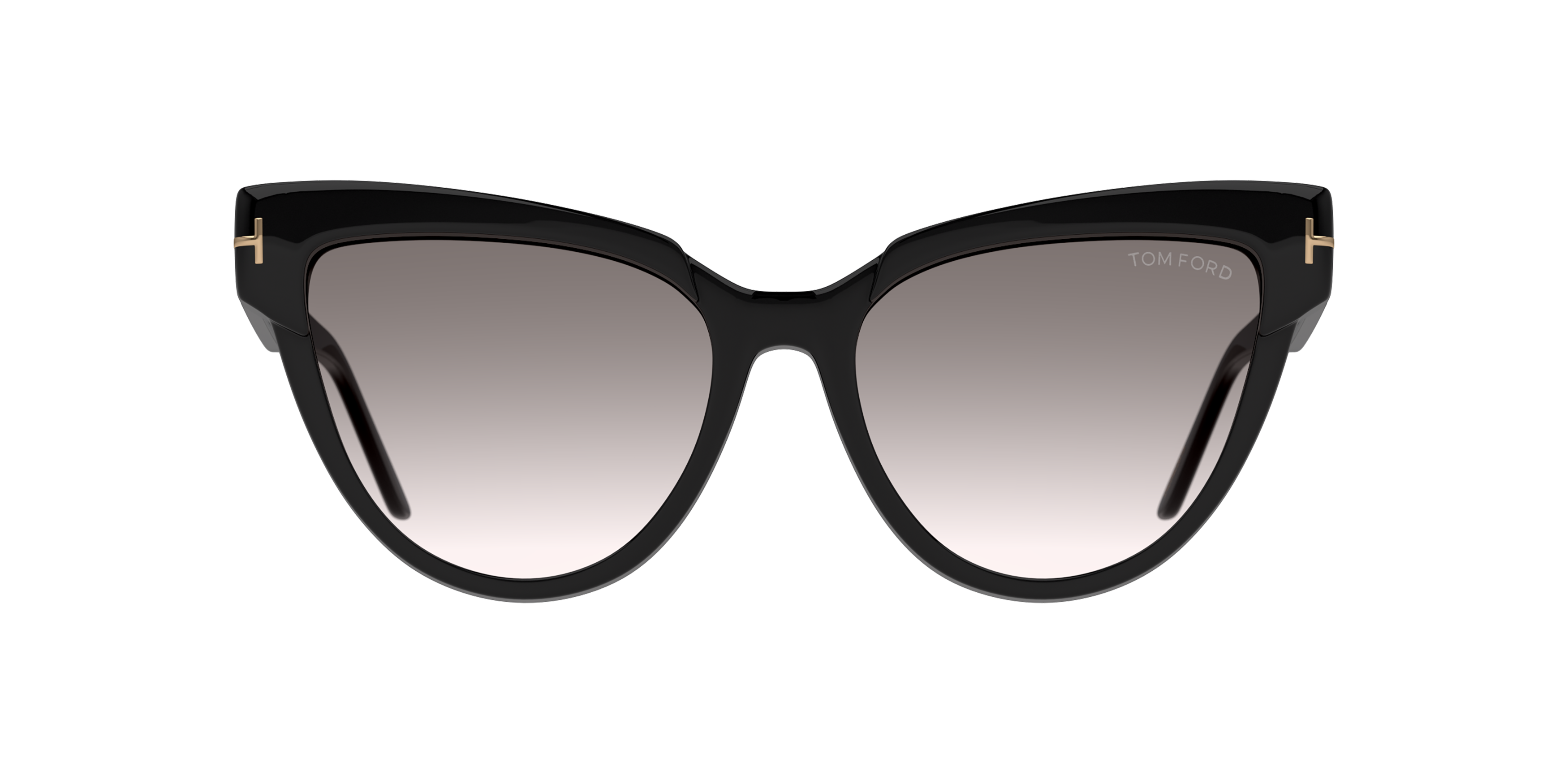 Front Tom Ford Nadine FT0941 (01B) Sunglasses Grey / Black