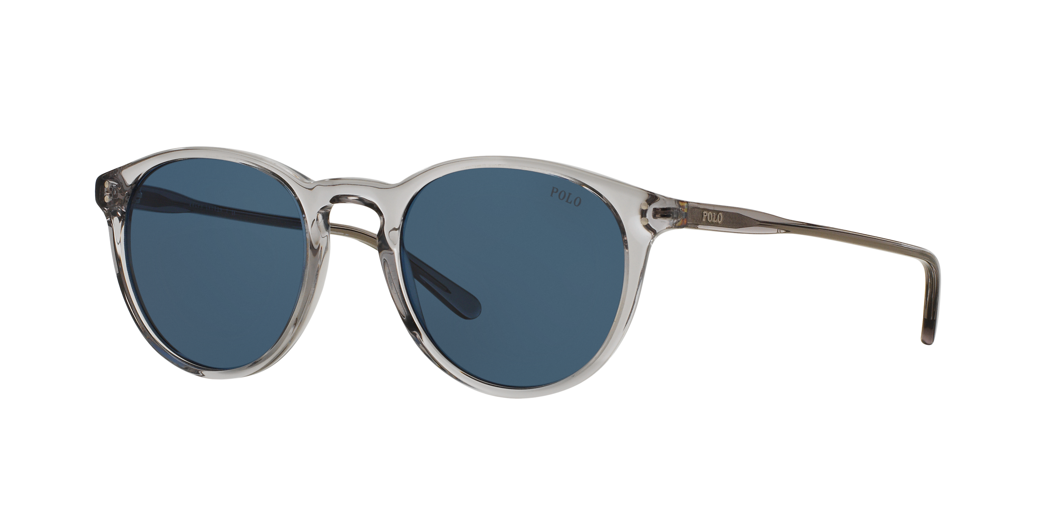Angle_Left01 Polo Ralph Lauren PH 4110 Sunglasses Blue / Transparent, Grey