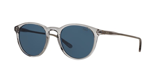 Polo Ralph Lauren PH 4110 (550481) Sunglasses Blue / Transparent, Grey