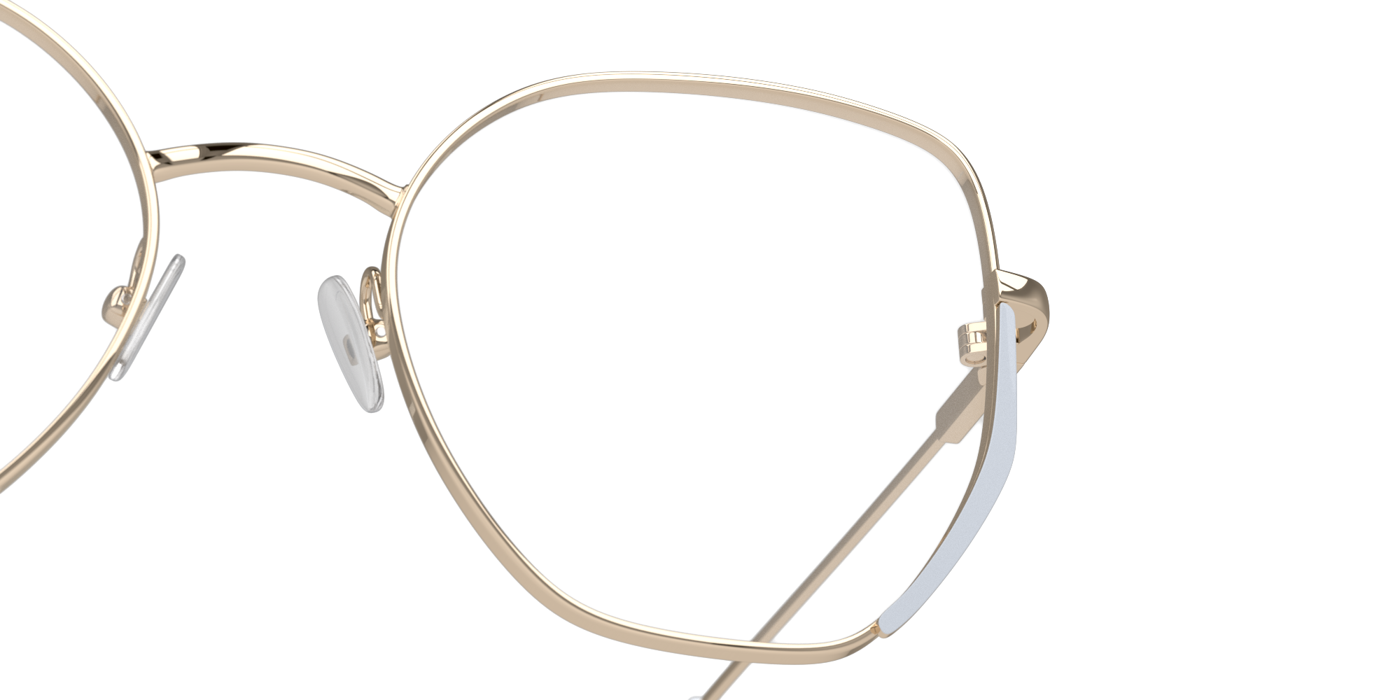 Detail01 Unofficial UO1154 Glasses Transparent / Gold