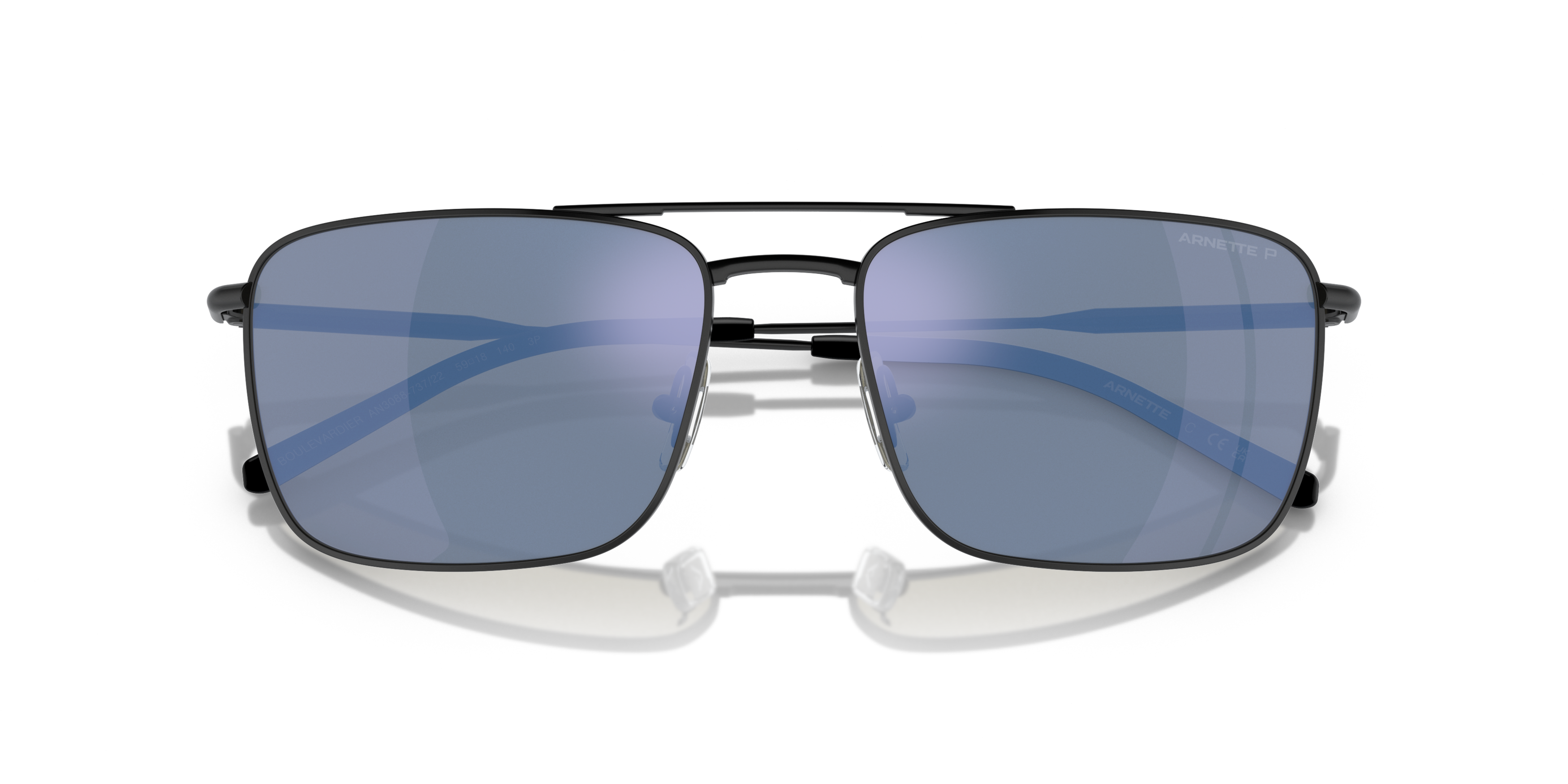 Folded Arnette AN 3088 (737/22) Sunglasses Blue / Black