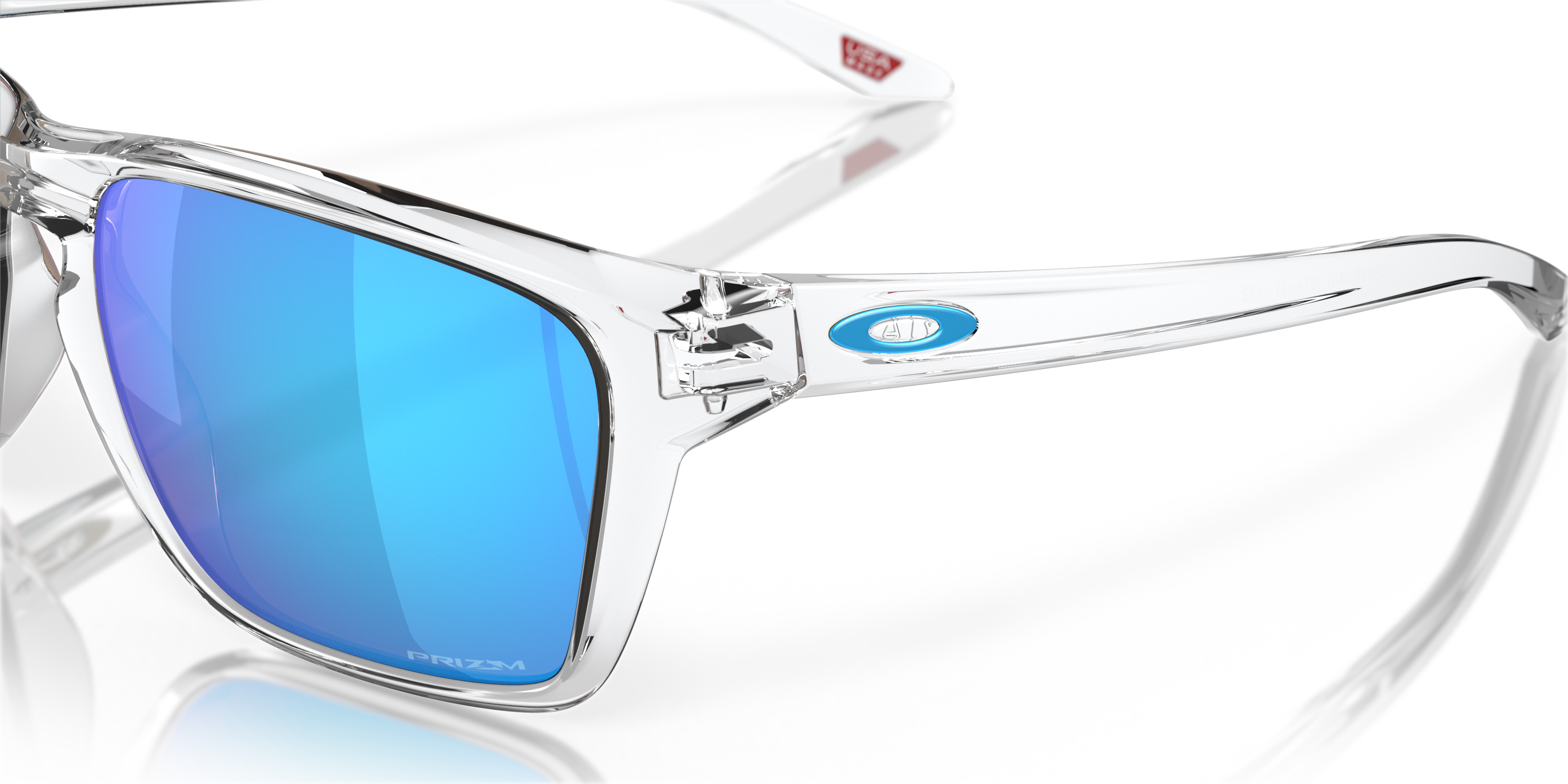 Detail01 Oakley Sylas OO 9448 (944804) Sunglasses Blue / Transparent