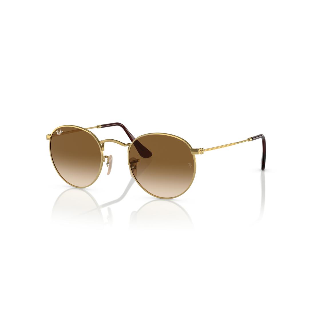 Ray-Ban Round Metal 0RB3447 Solbriller - Runde Guld