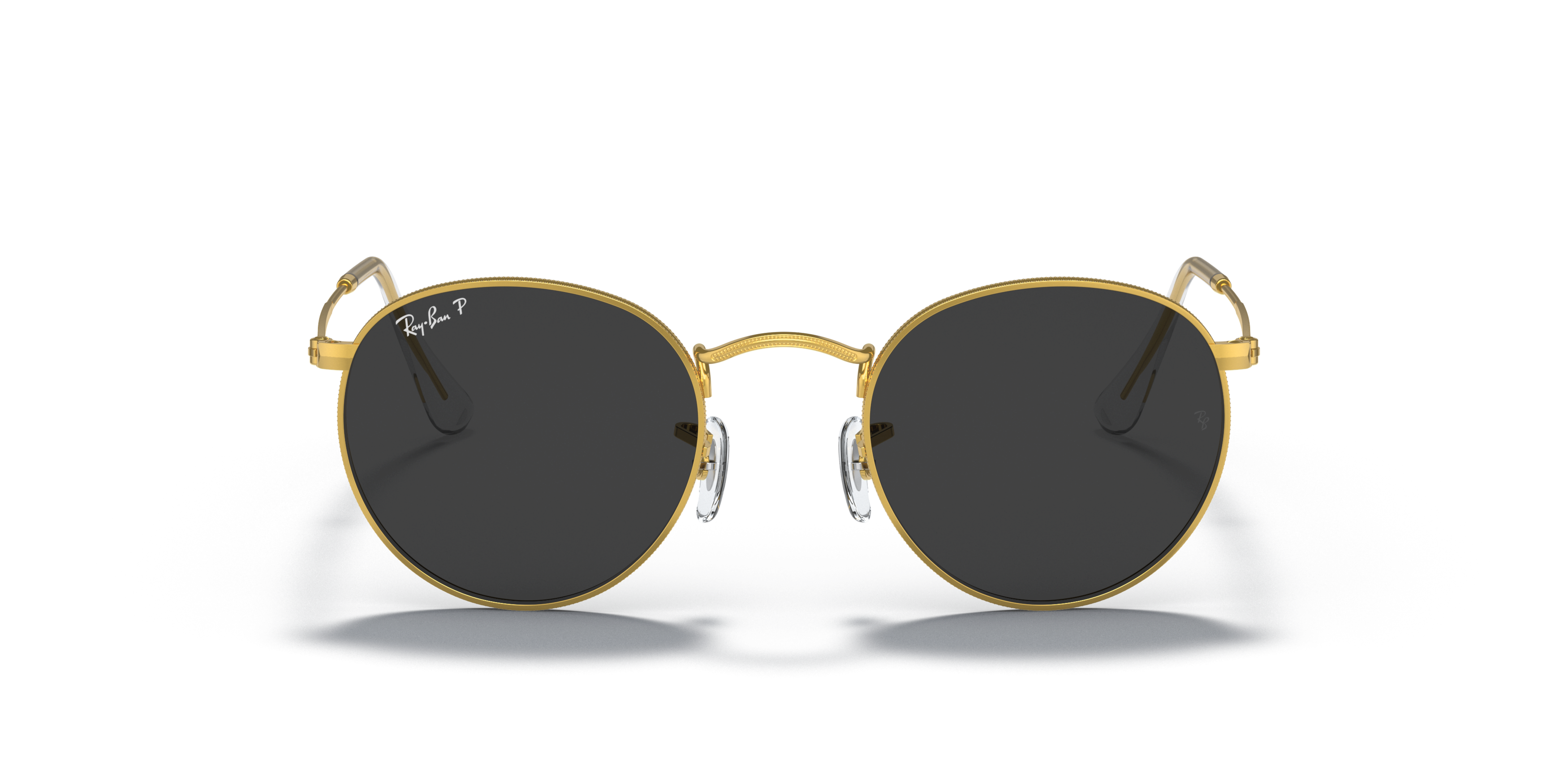 Front Ray-Ban Round Metal RB3447 919648 Grijs / Goud