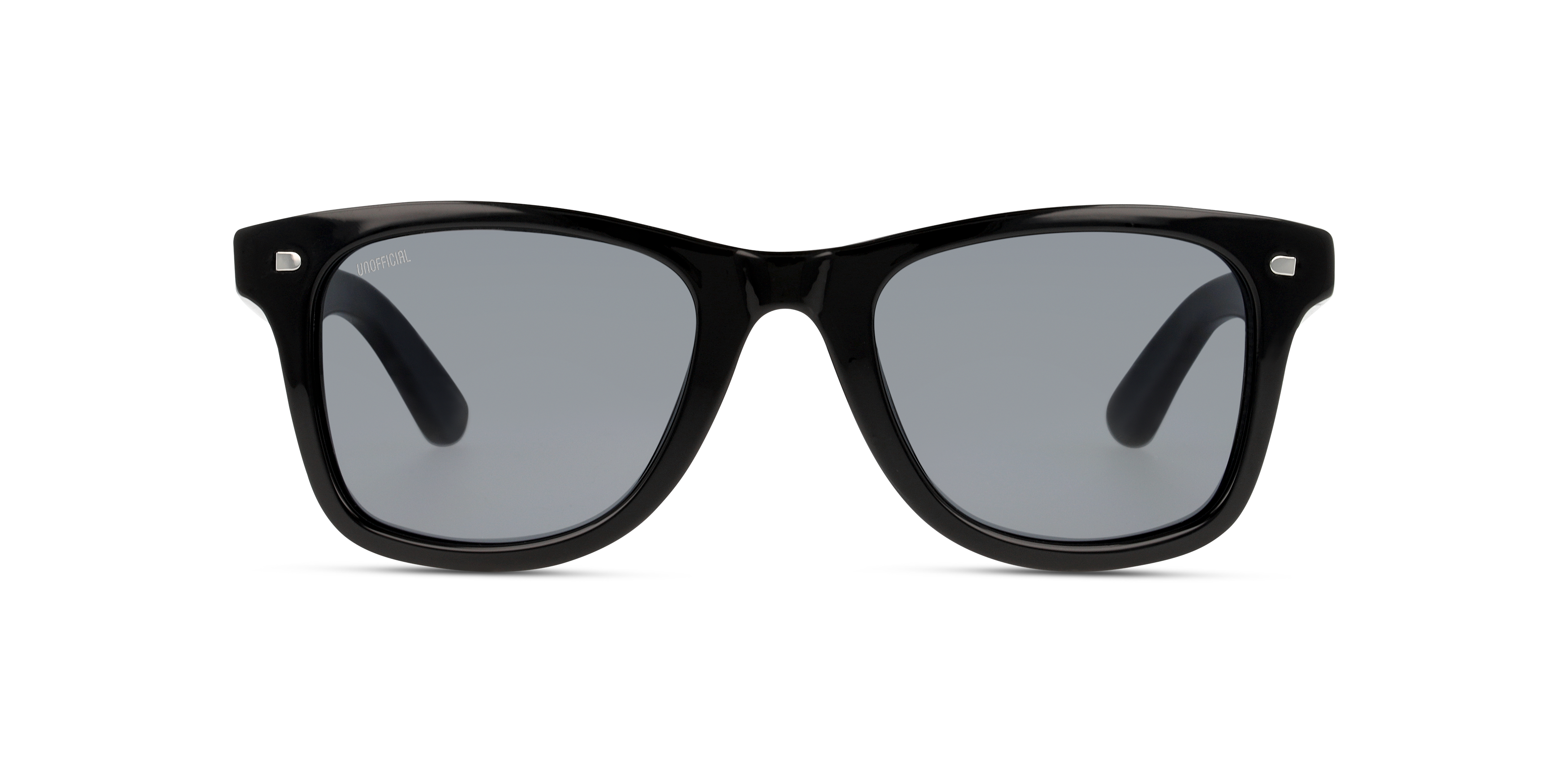 Front Unofficial UNSU0055 (BBG0) Sunglasses Grey / Black