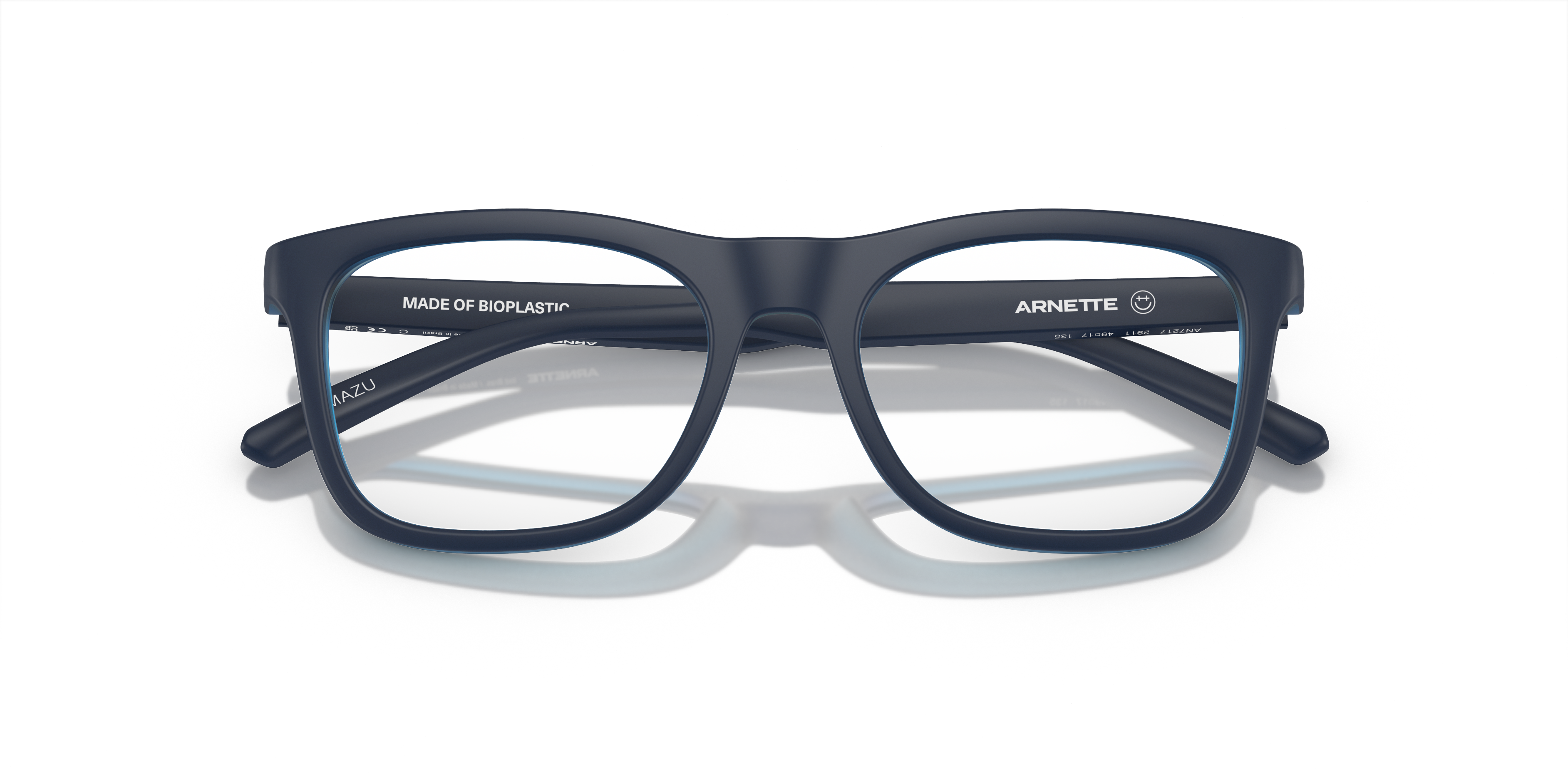 Folded Arnette AN 7217 (2912) Children's Glasses Transparent / Black