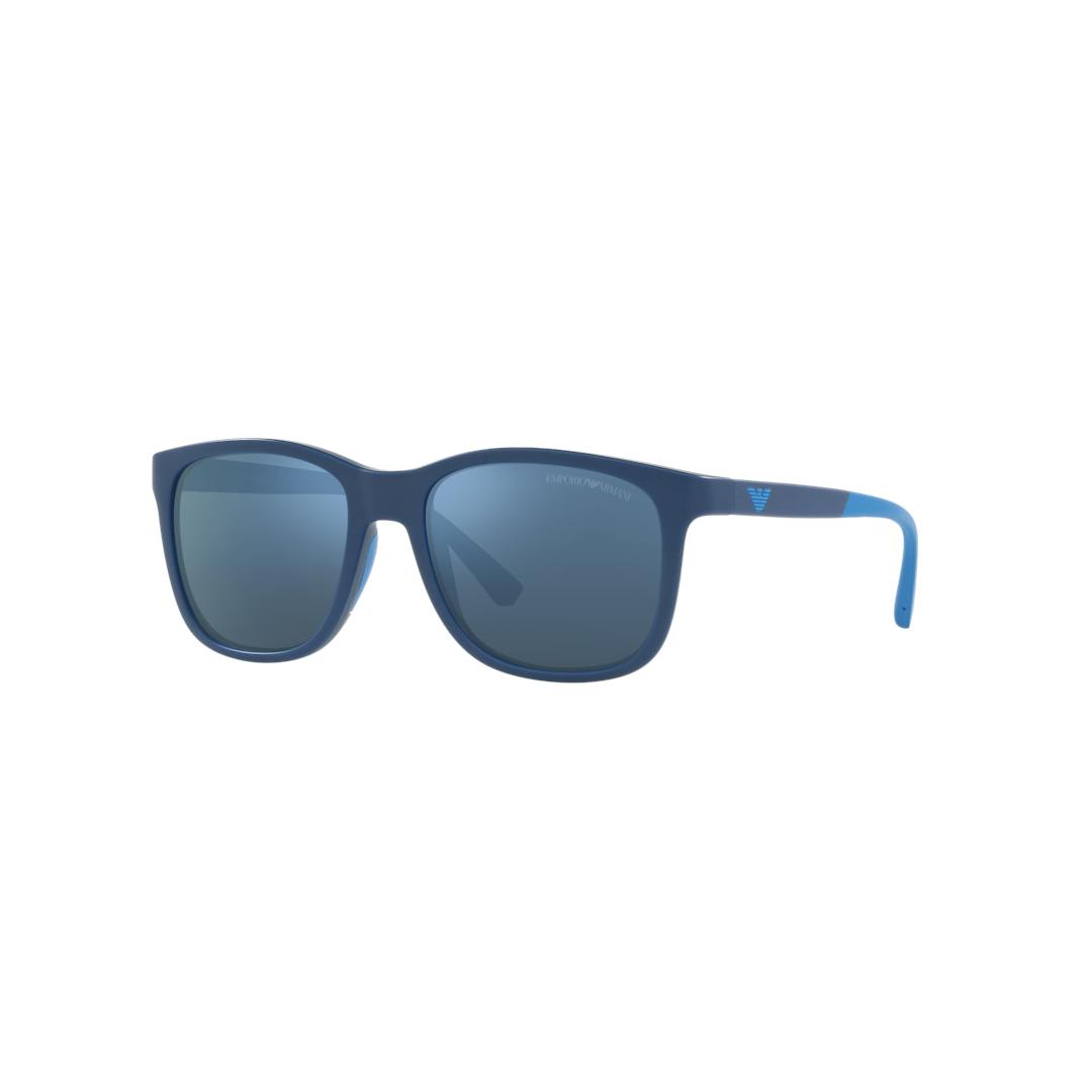 Emporio Armani Junior EK4184 Lunettes de Soleil Enfant - Carrée Bleu