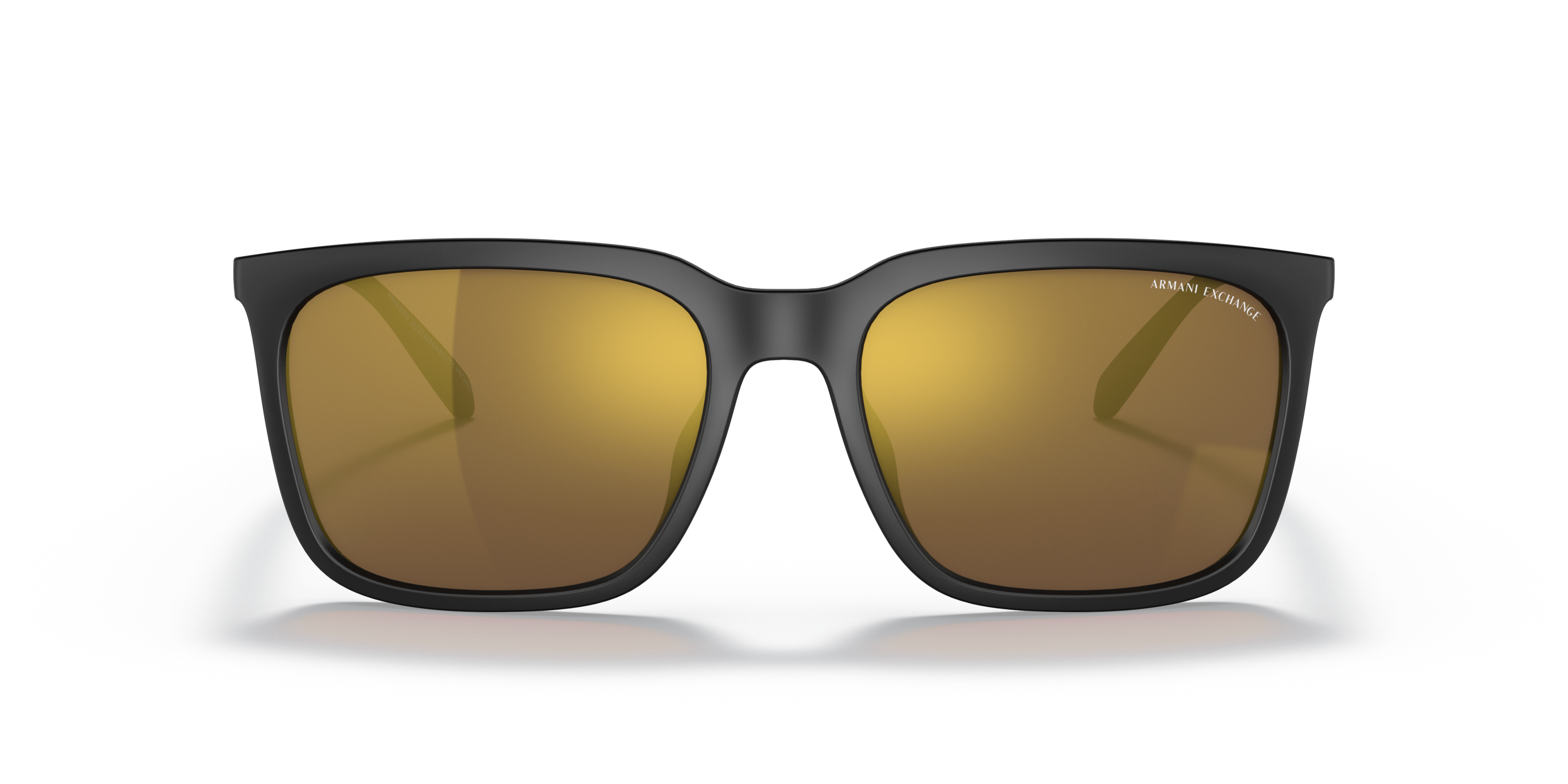 Front Armani Exchange AX 4117SU (807873) Sunglasses Yellow / Black