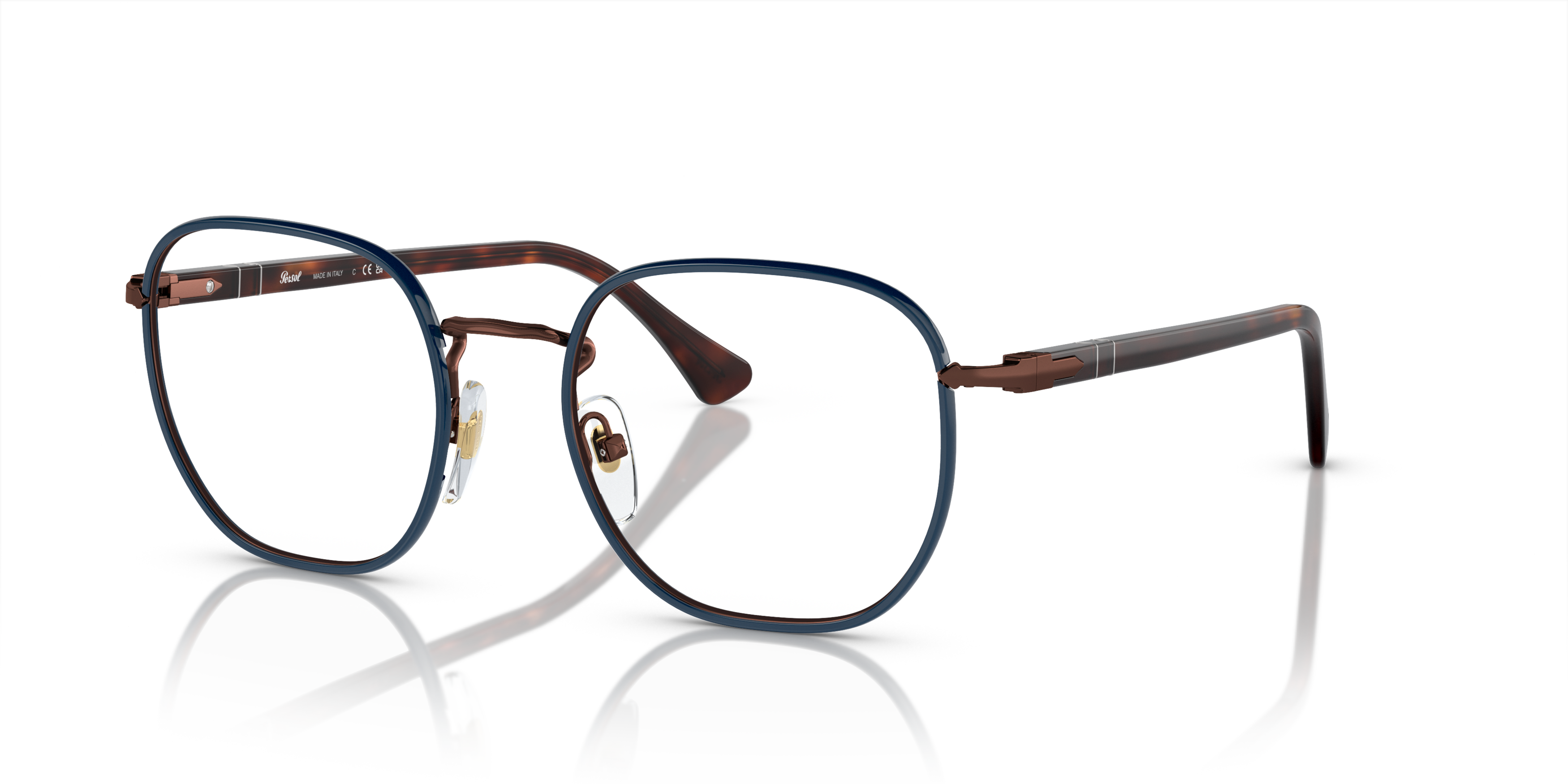 Angle_Left01 Persol PO1014VJ 1127 Bruin, Blauw