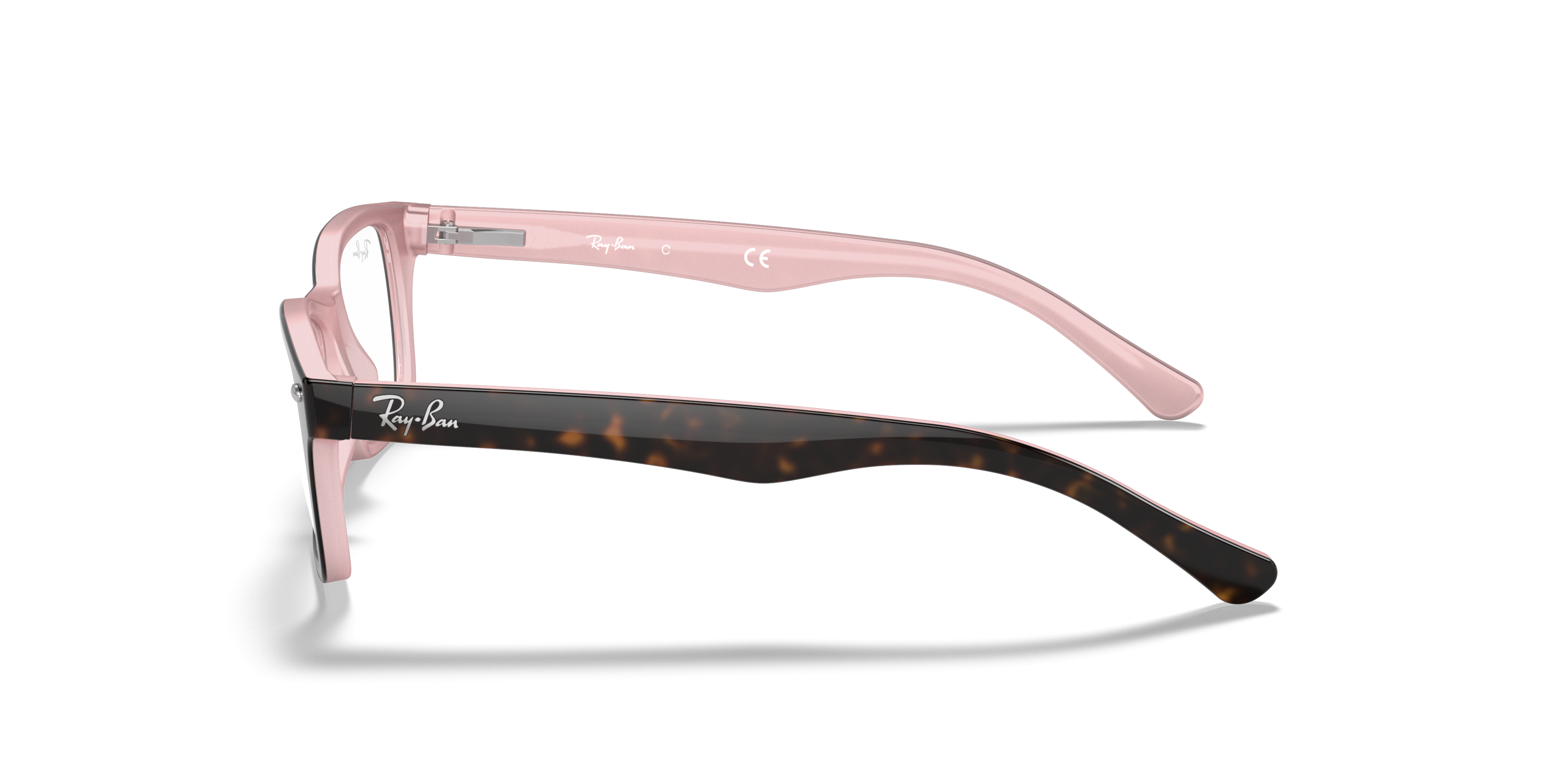 Angle_Left02 RAY-BAN RY1531 3580 Ecaille, Rose