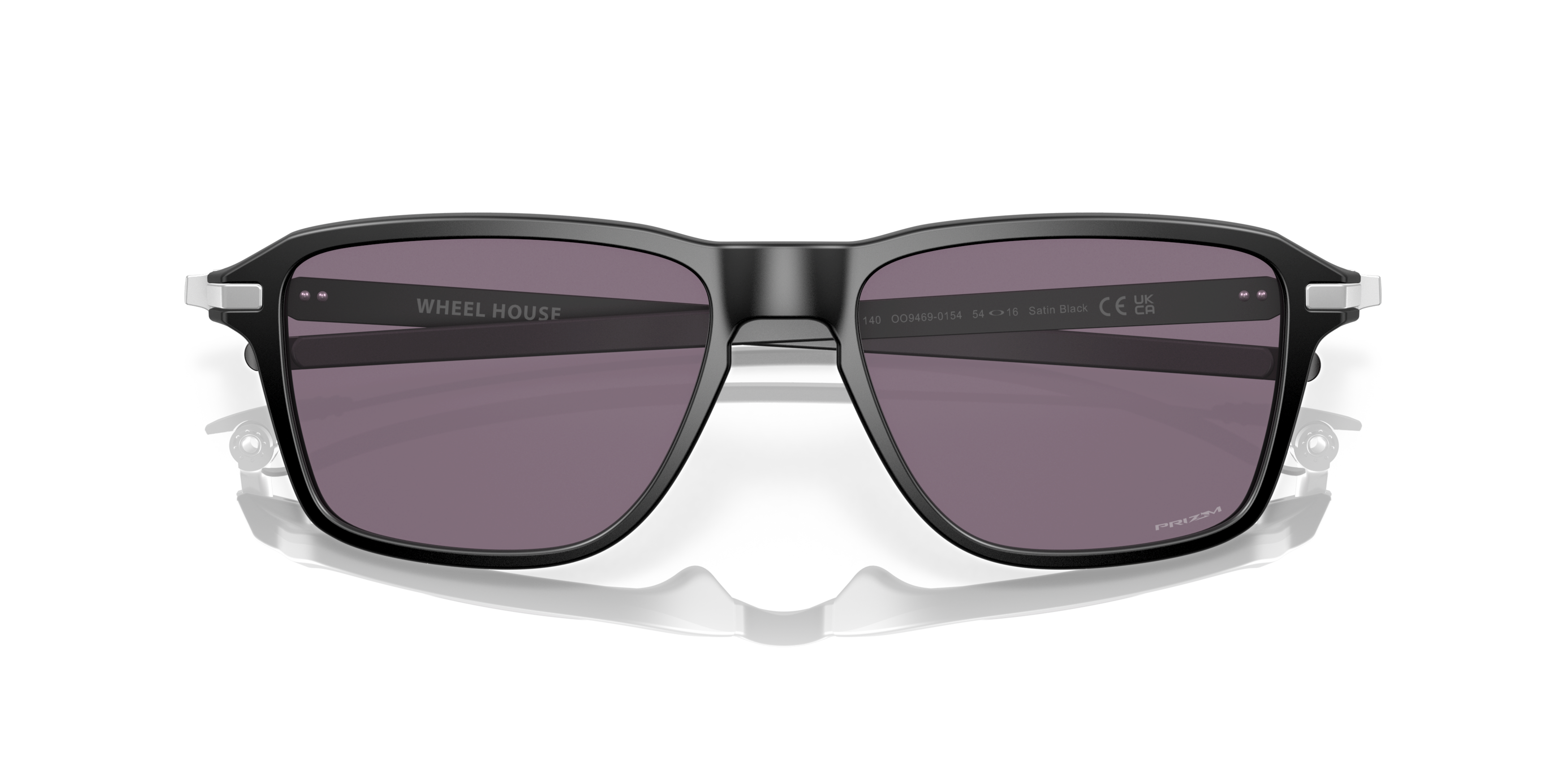 Folded Oakley Wheel House OO 9469 (946901) Sunglasses Grey / Black