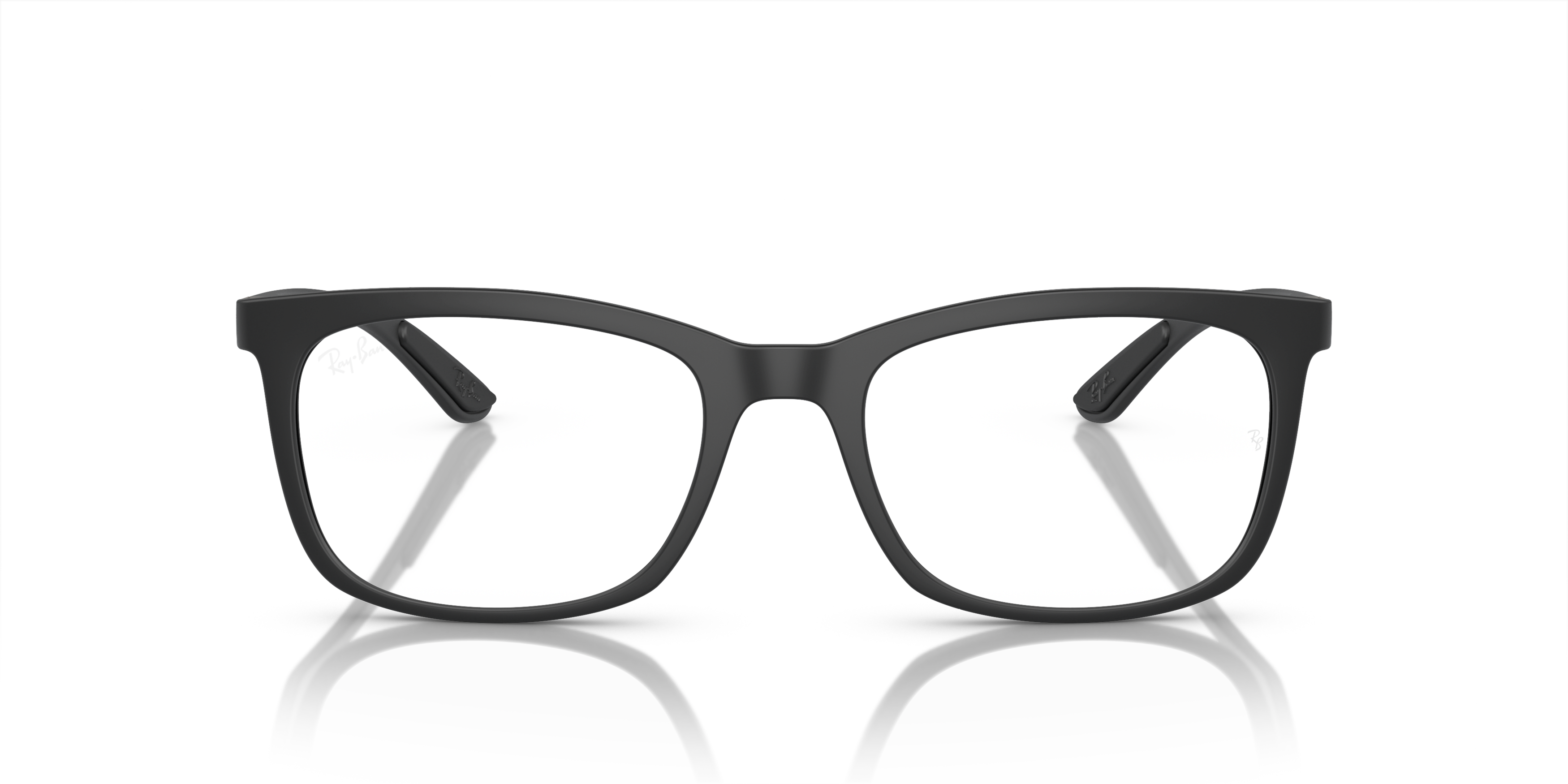 Front Ray-Ban RX 7230 Glasses Transparent / Black