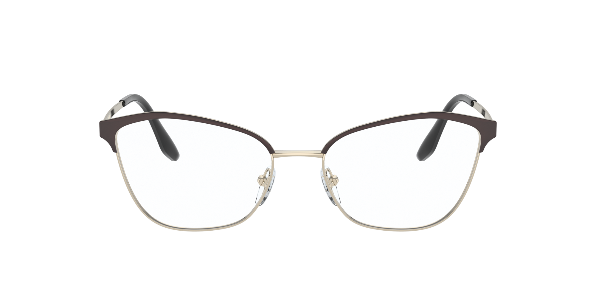 Front Prada PR 62XV (AAV1O1) Glasses Transparent / Black