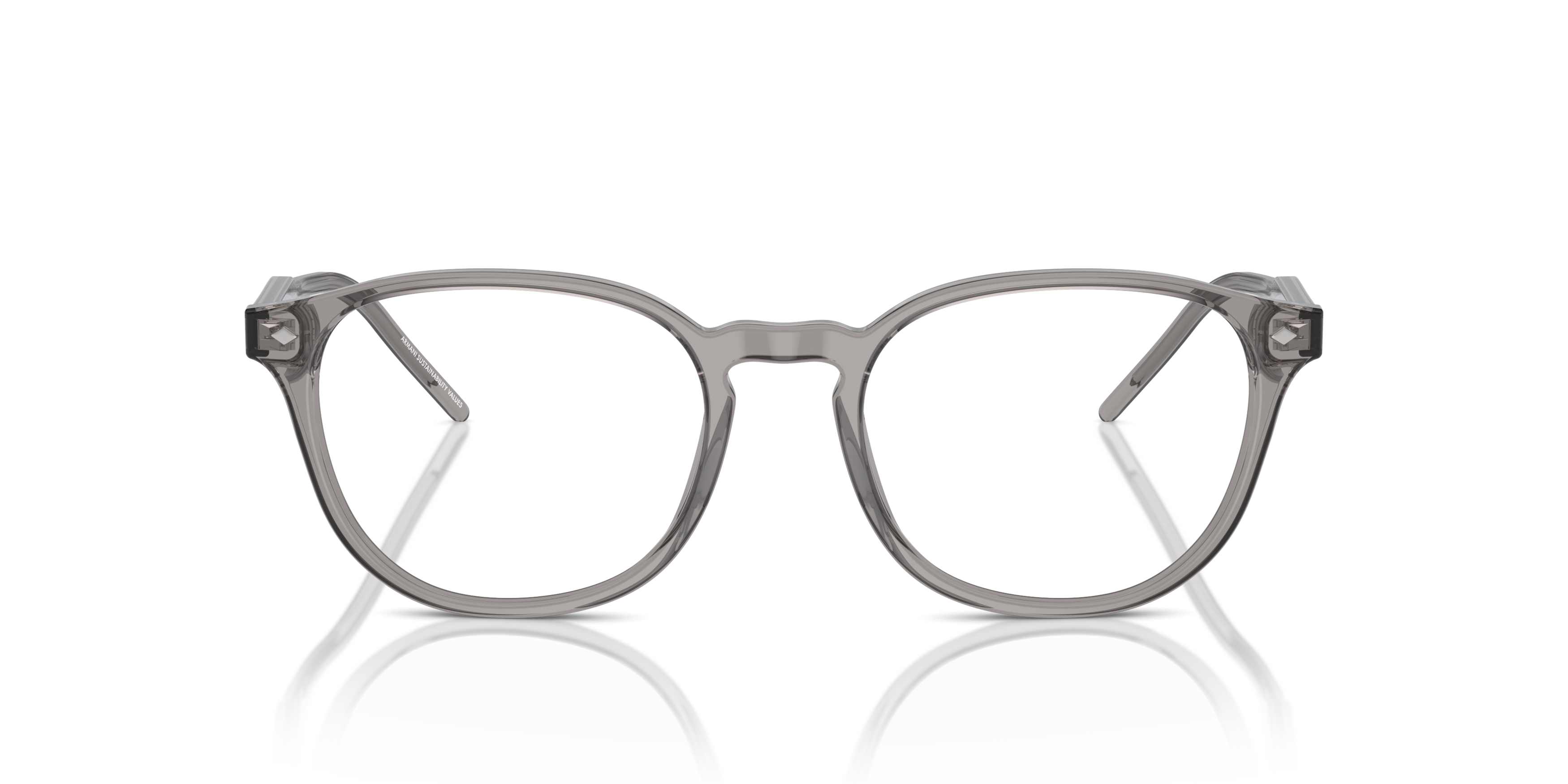 Front Giorgio Armani AR 7259 Glasses Transparent / Transparent, Clear