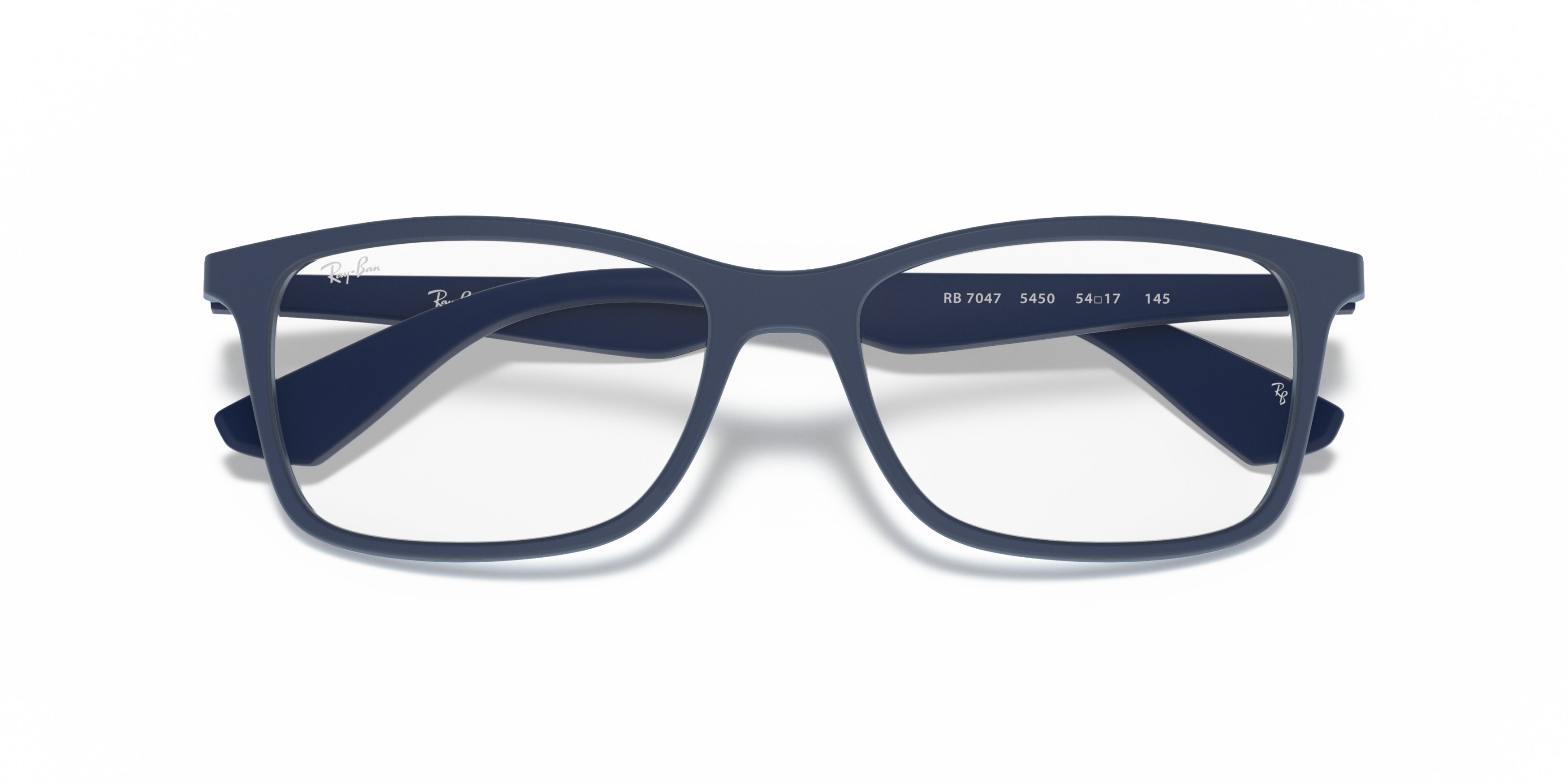 Folded Ray-Ban RX 7047 (5450) Glasses Transparent / Blue