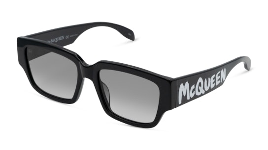 Alexander McQueen AM 0329S (001) Sunglasses Grey / Black