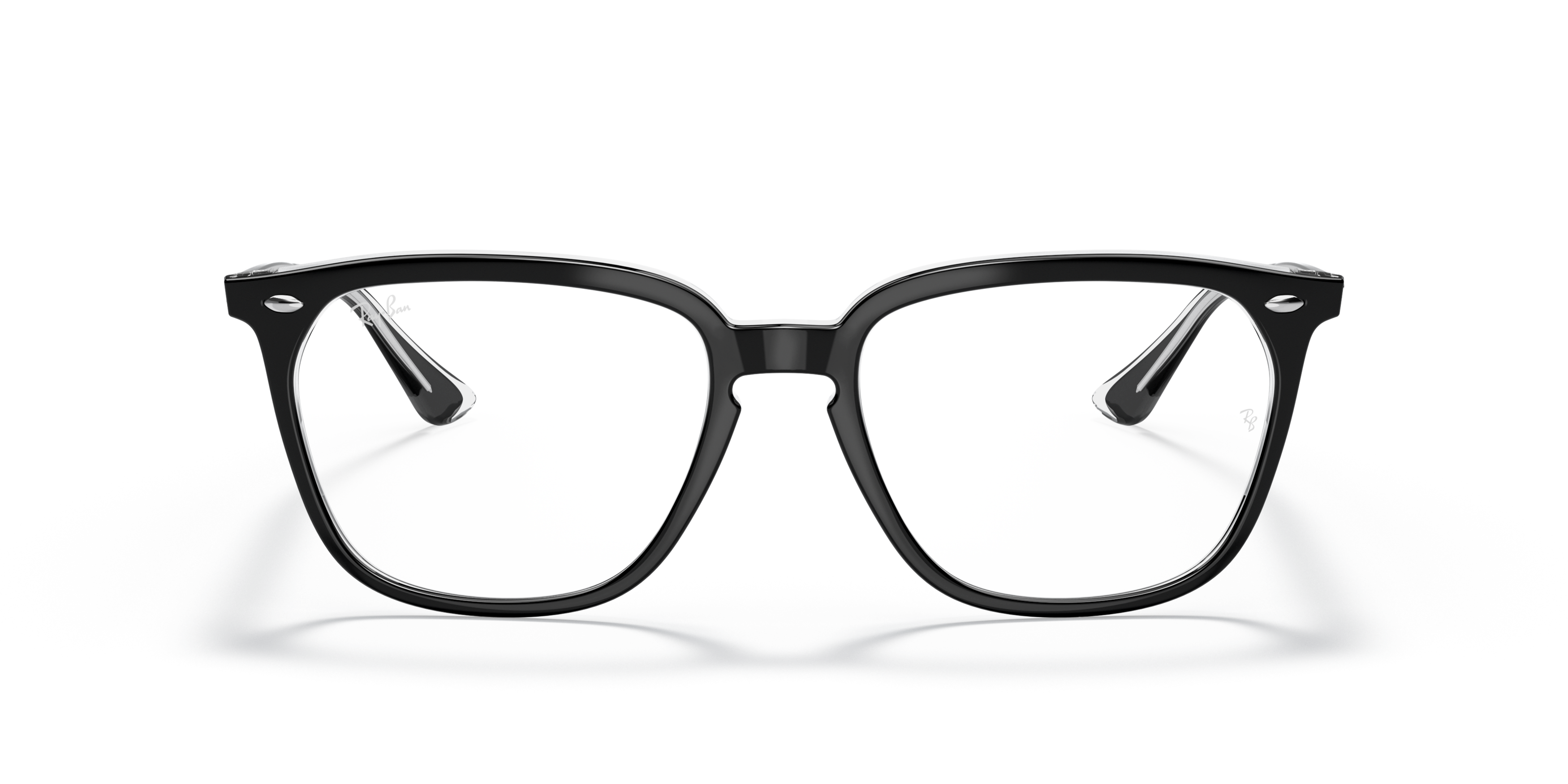 Front Ray-Ban RX 4362V (2034) Glasses Transparent / Black