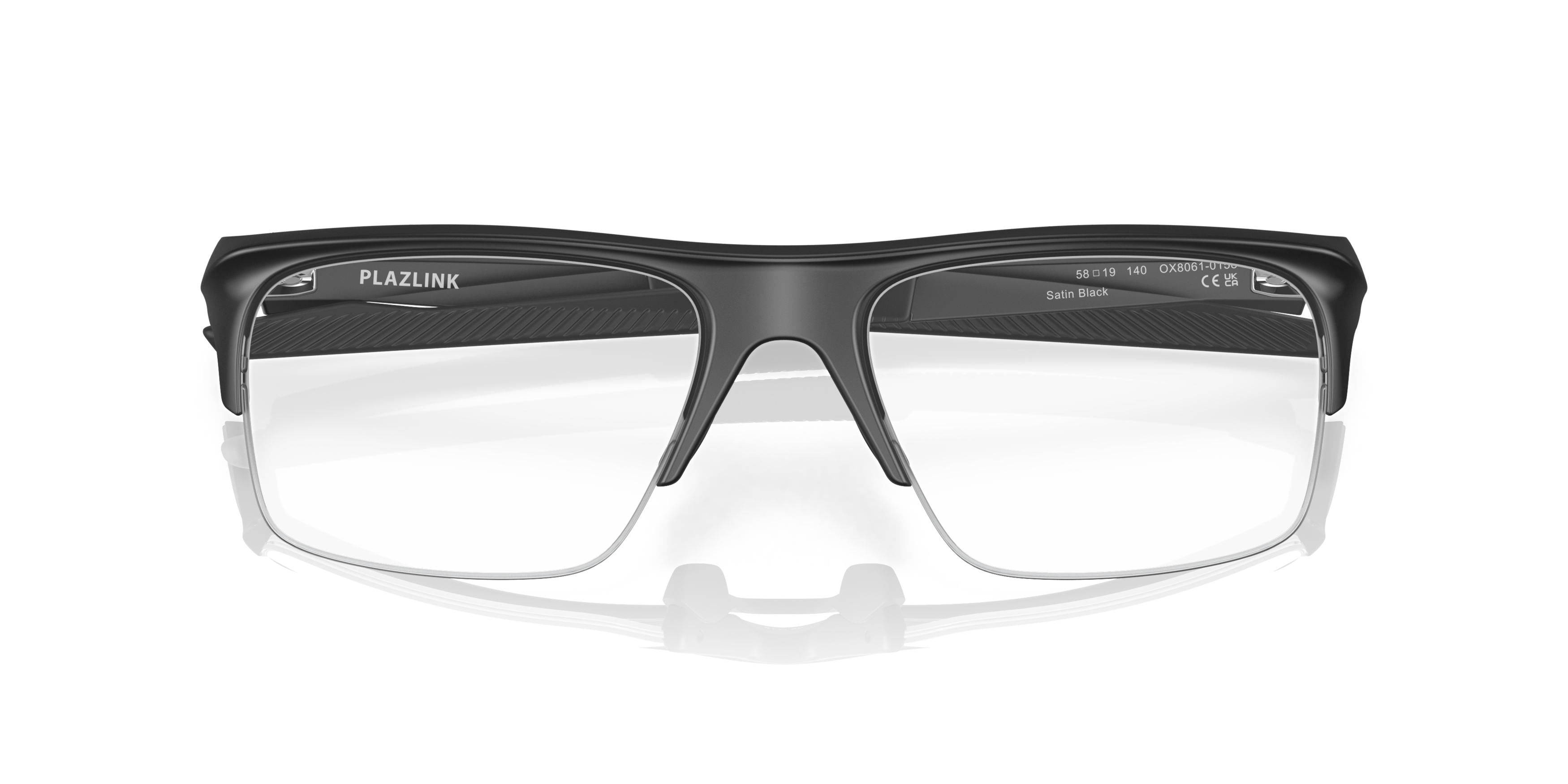 Folded Oakley Plazlink OX 8061 Glasses Transparent / Black