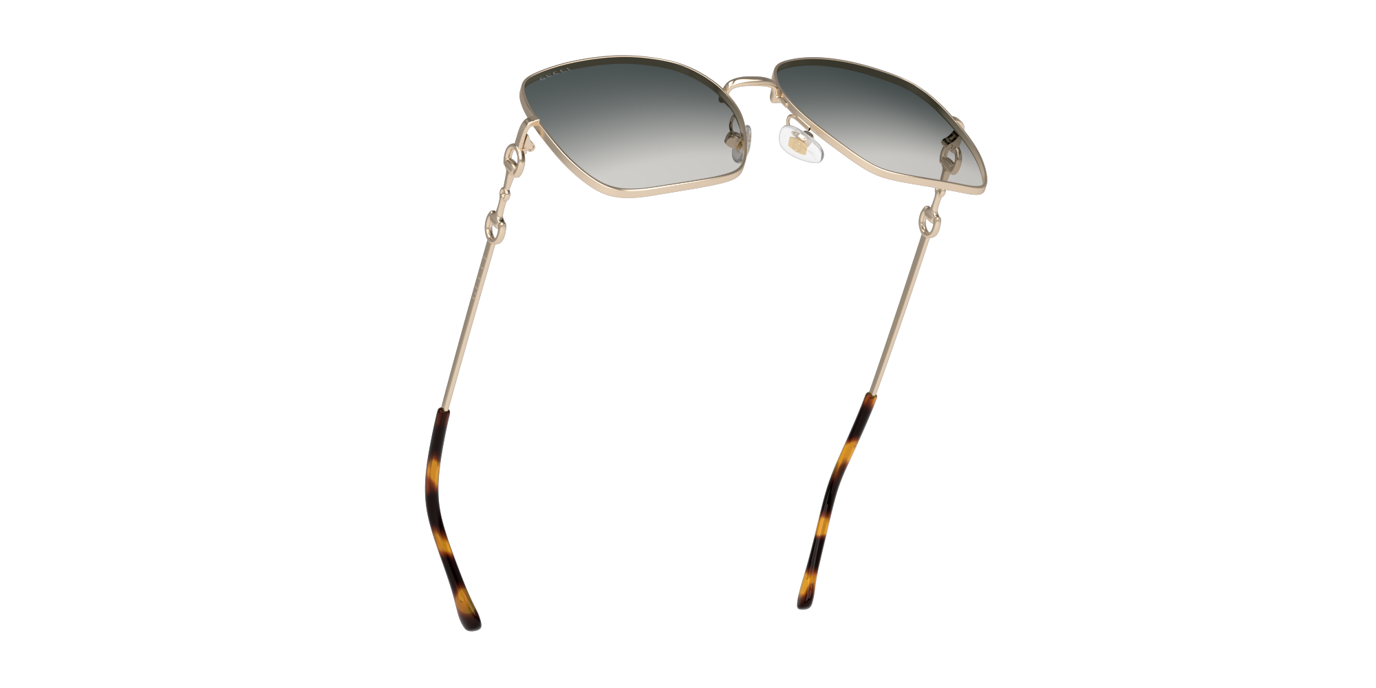 Bottom_Up Gucci GG 0879S (004) Sunglasses Brown / Gold
