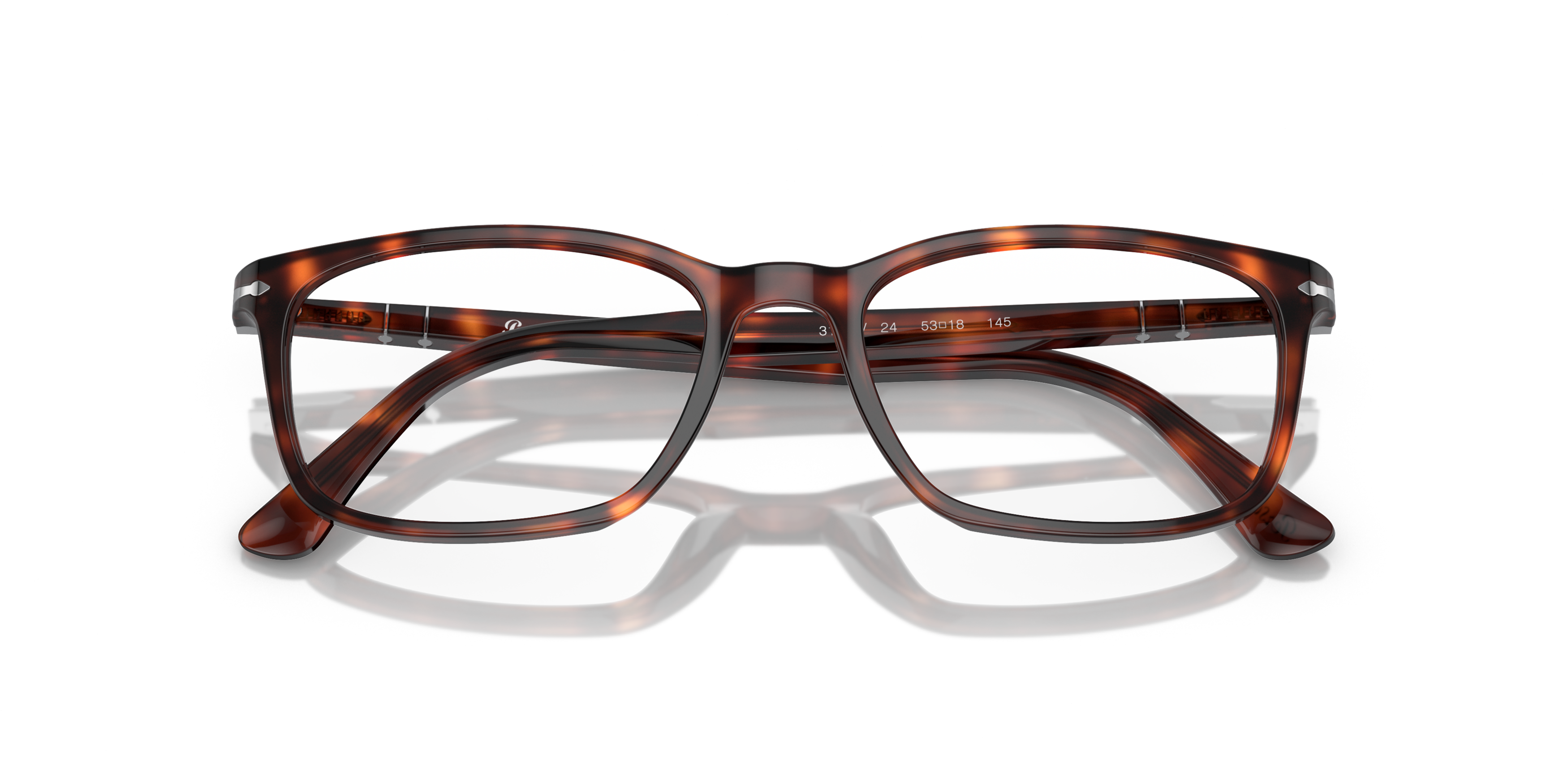 Folded Persol PO 3189V (24) Glasses Transparent / Brown