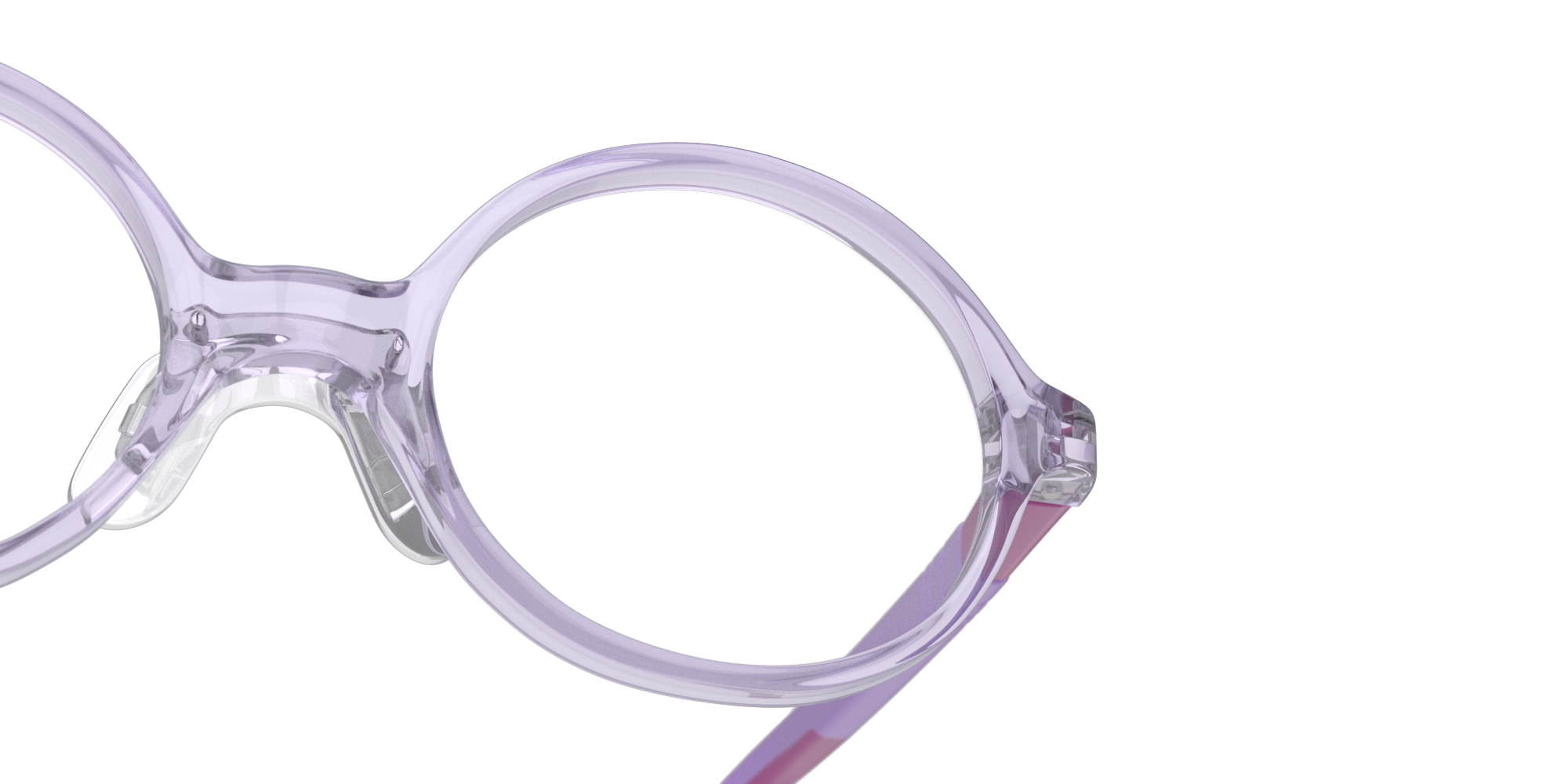 Detail01 Vision Express POO02 (C08) Glasses Transparent / Violet
