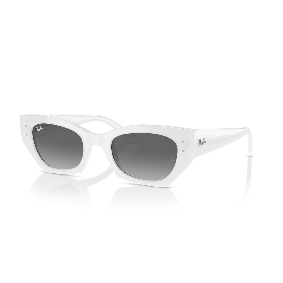 Ray-Ban Zena Bio Based 0RB4430 Solbriller - Runde Hvid