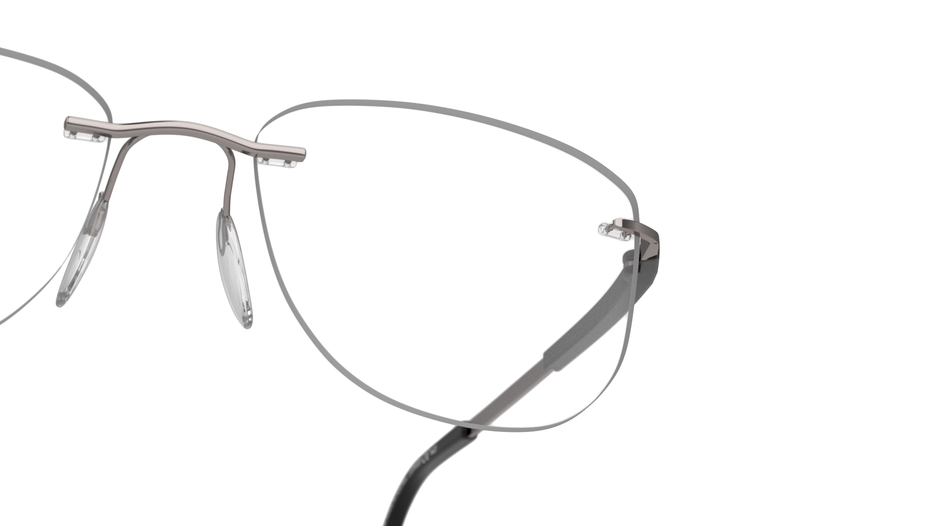 Detail01 Silhouette SIL5540 7110 Glasögonbåge Silver