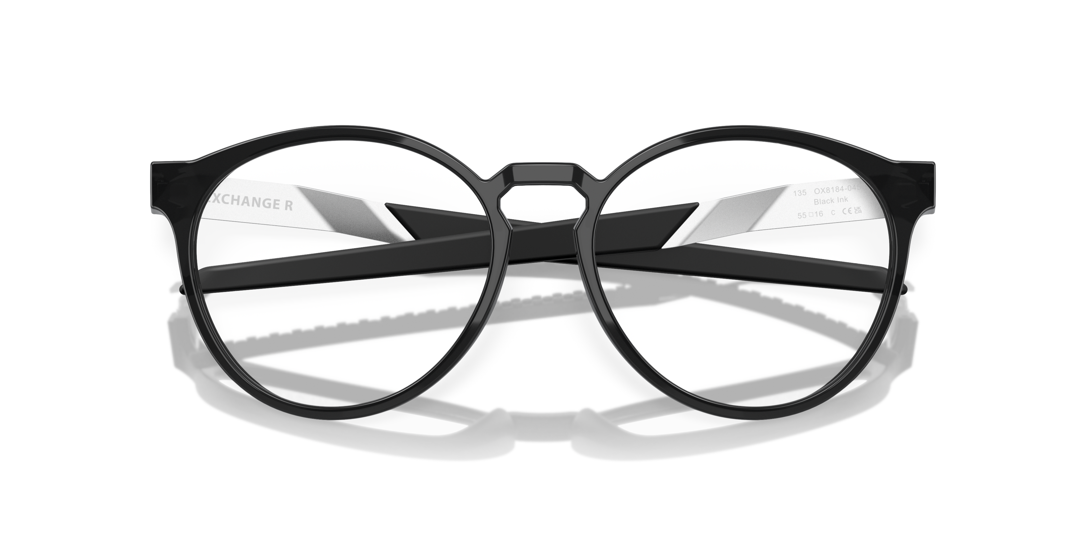 Folded Oakley OX 8184 Glasses Transparent / Black