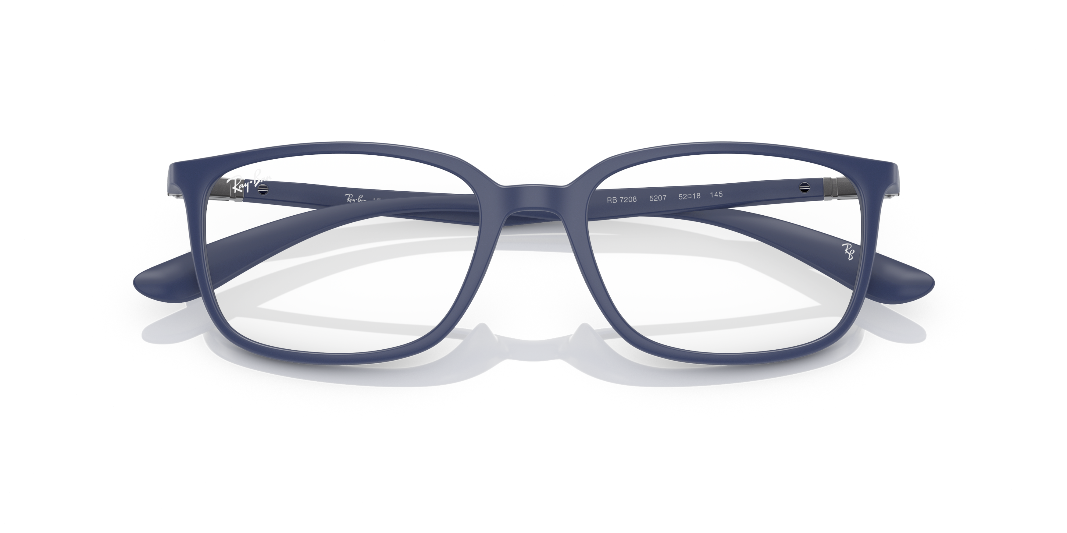 Folded Ray-Ban RX 7208 Glasses Transparent / Black