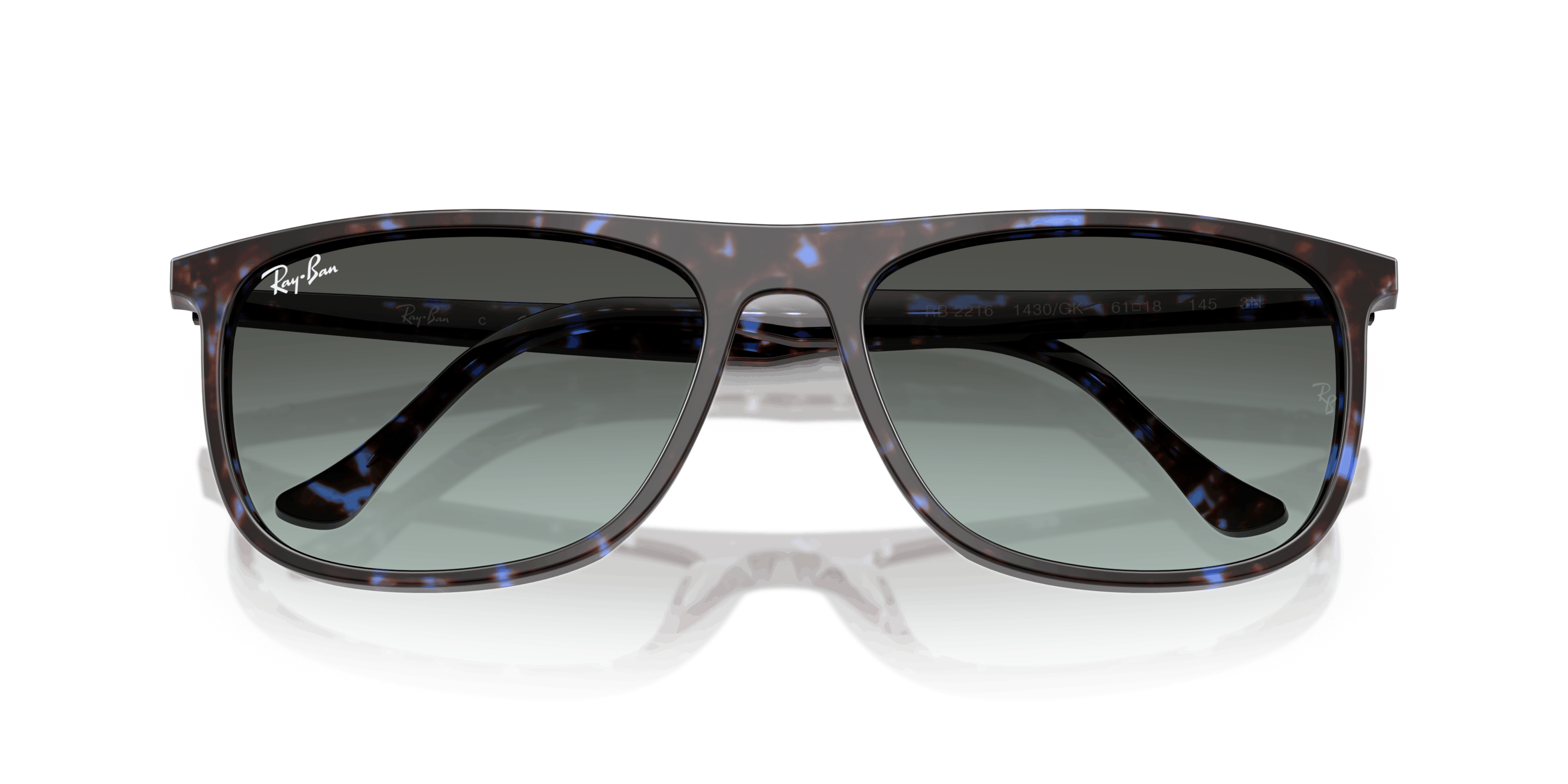 Folded, Ray-Ban RB2216 1430GK