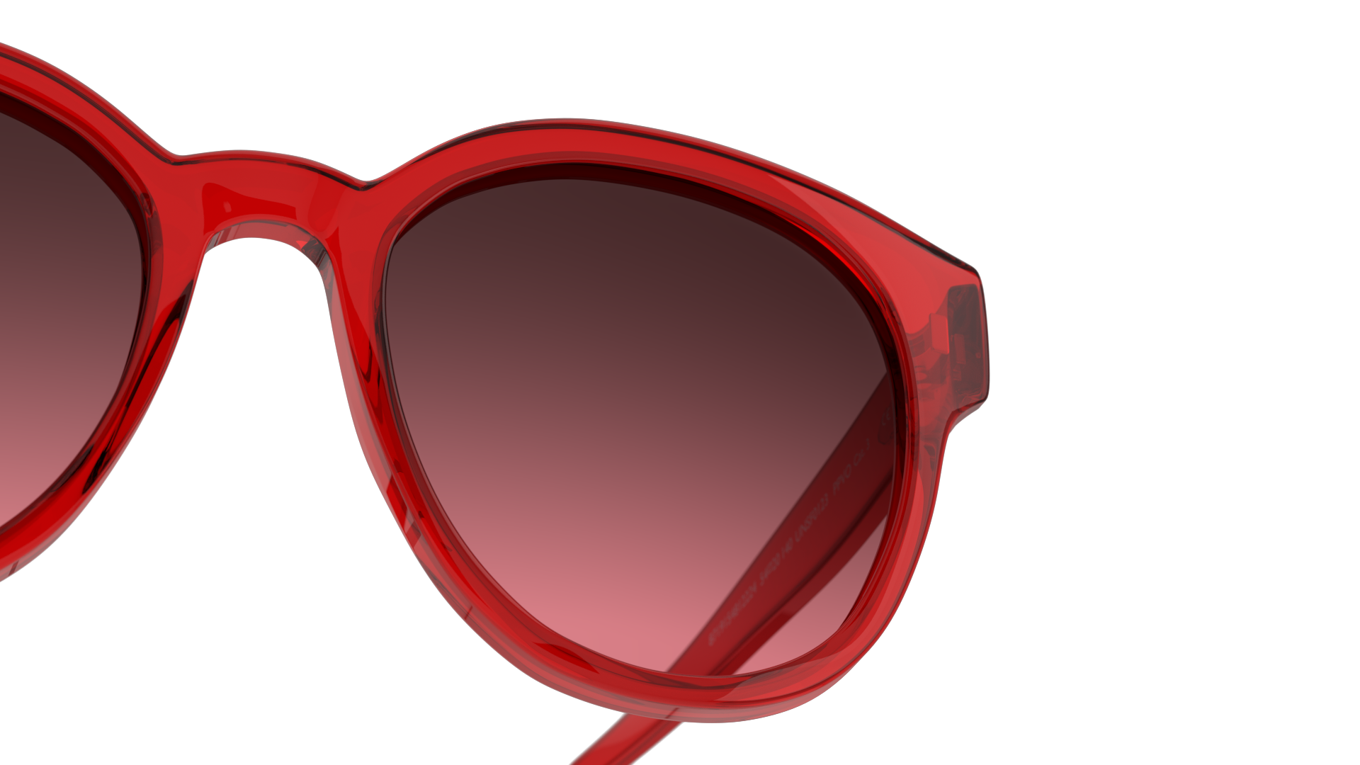 Detail01 Unofficial UNSF0123 (PPV0) Sunglasses Violet / Transparent, Red