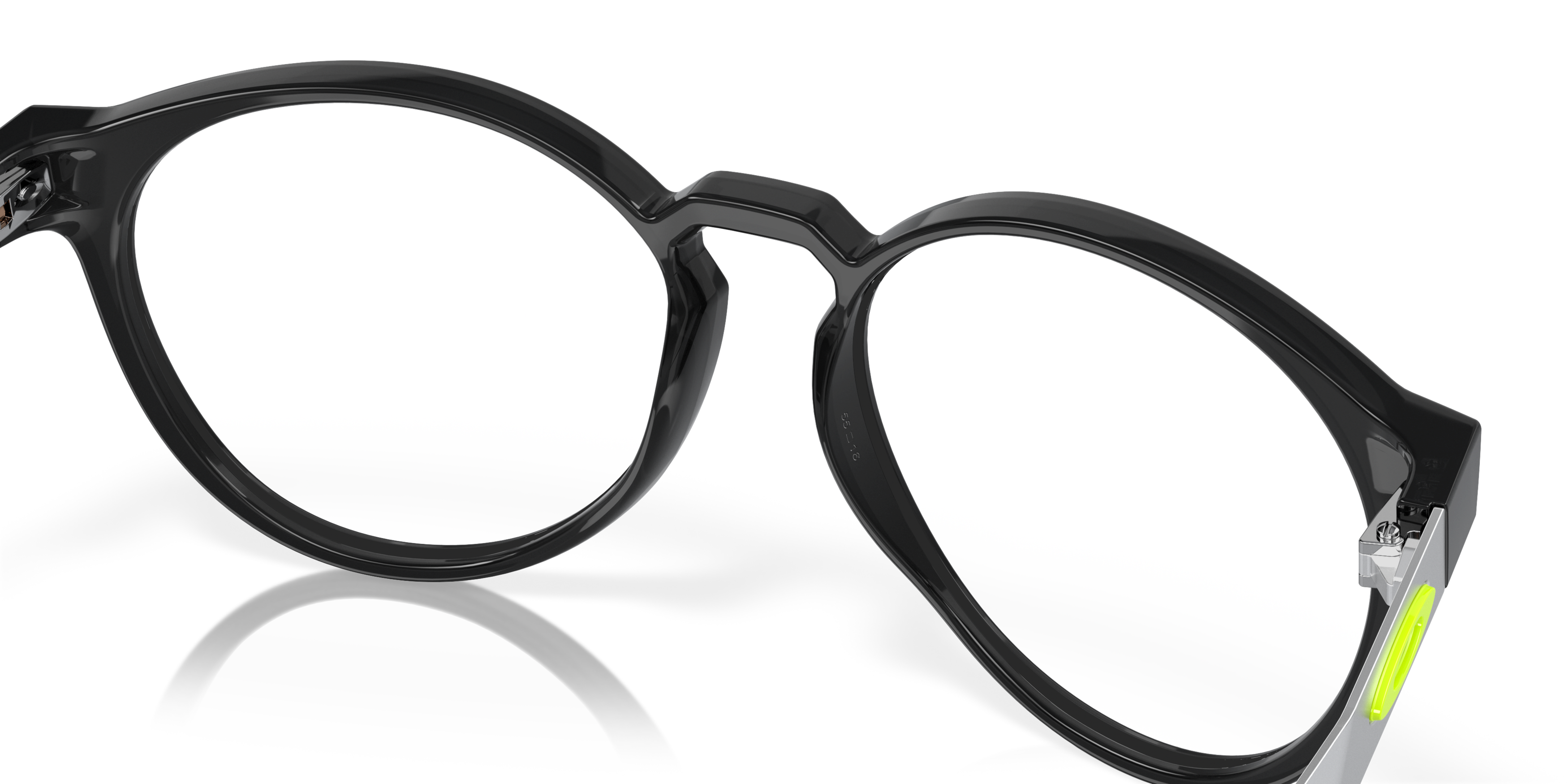 Detail03 Oakley OX 8184 Glasses Transparent / Black