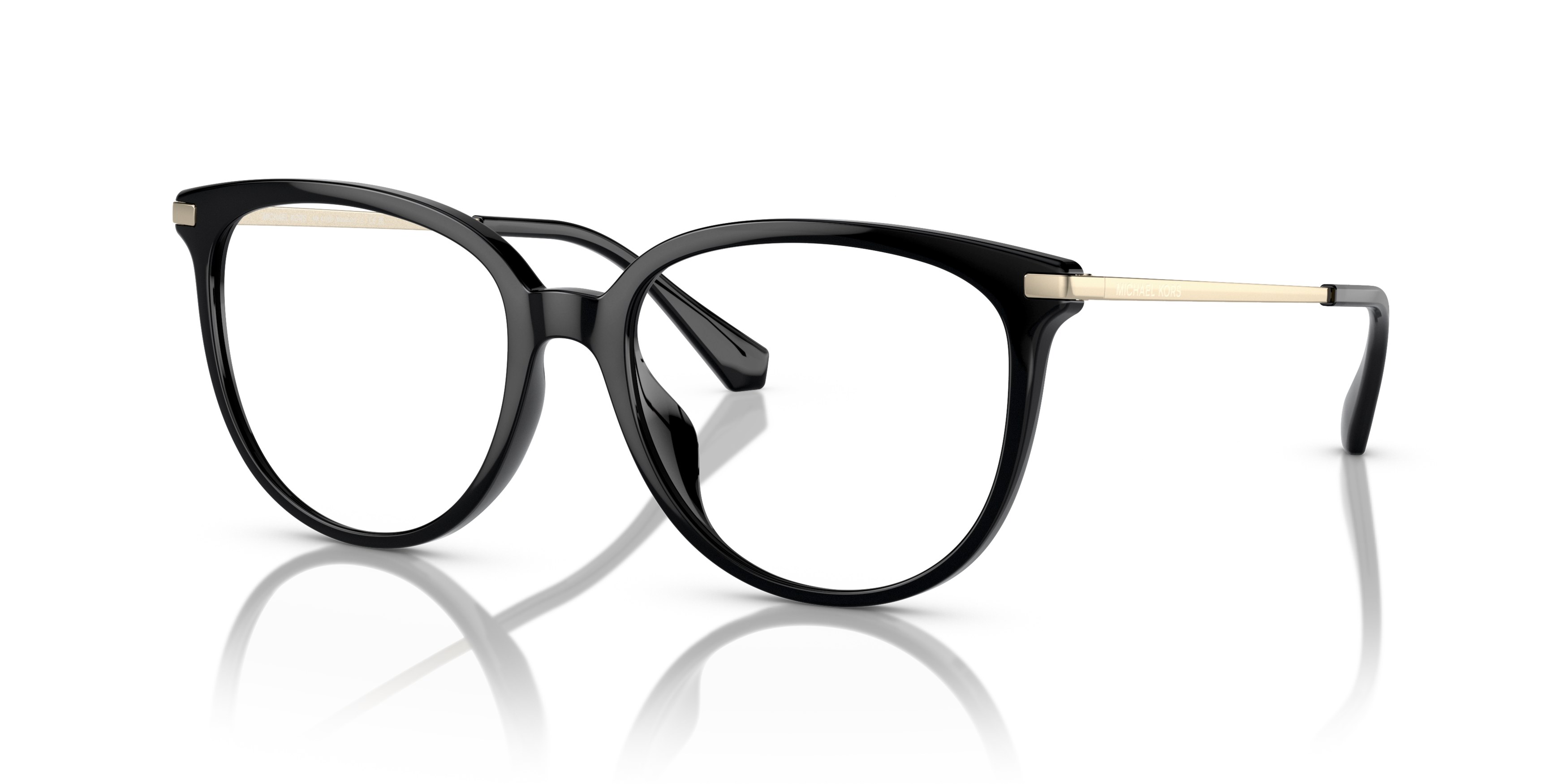 Angle_Left01 Michael Kors WESTPORT MK 4106U Glasses Transparent / Black