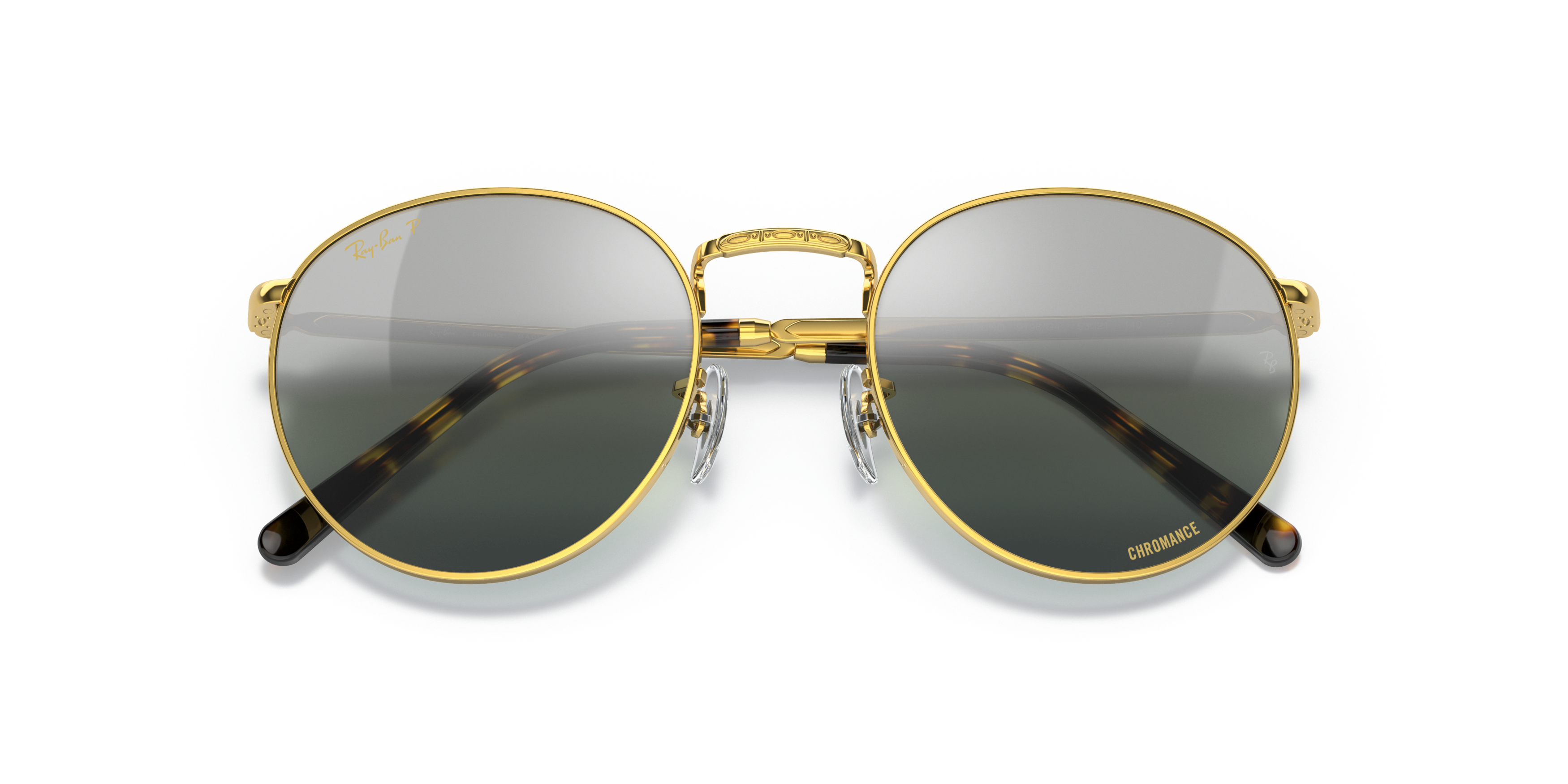 Folded Ray-Ban RB 3637 (9196G4) Sunglasses Green / Gold