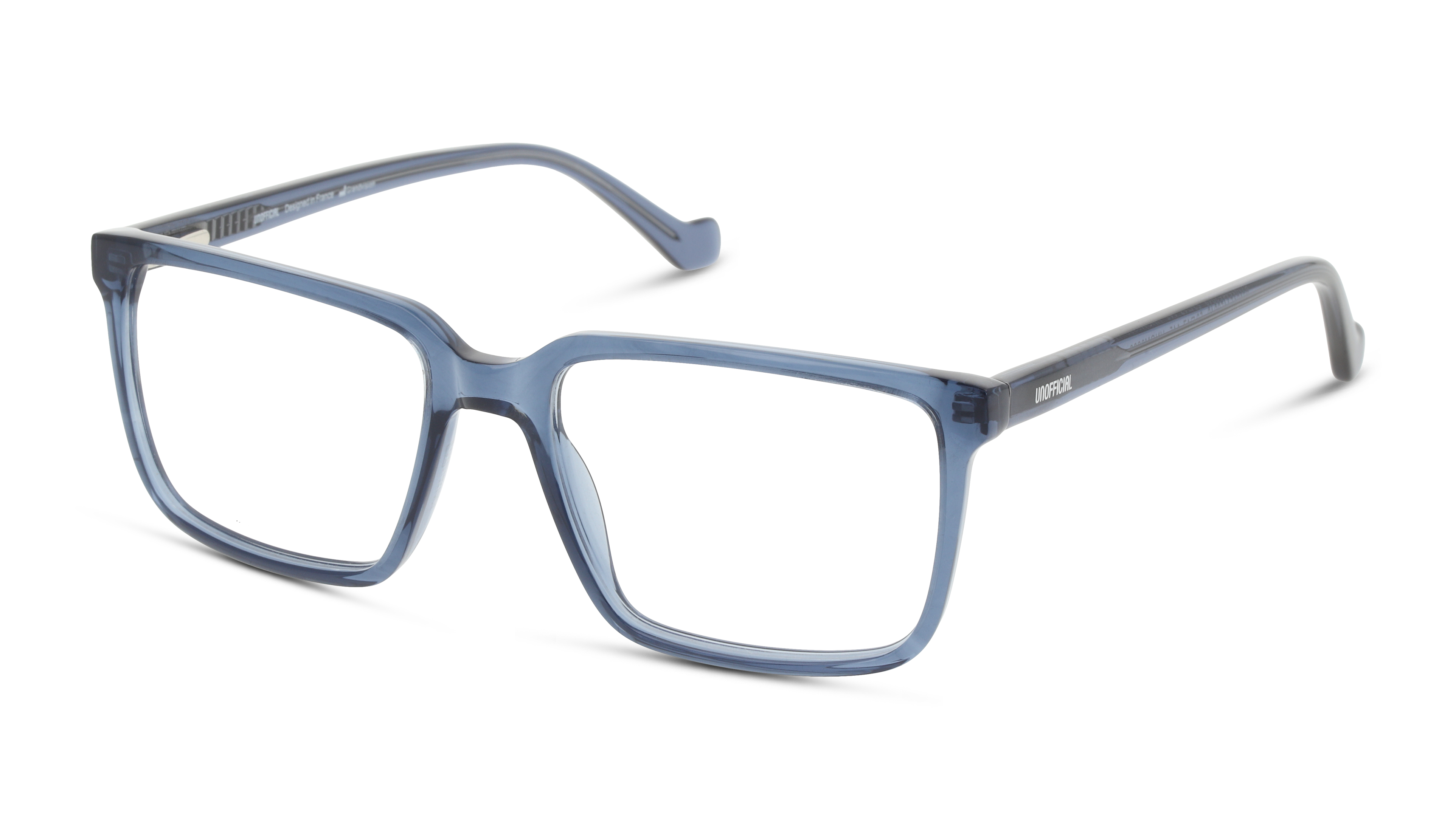Angle_Left01 Unofficial UNOM0280 Glasses Transparent / Transparent, Blue