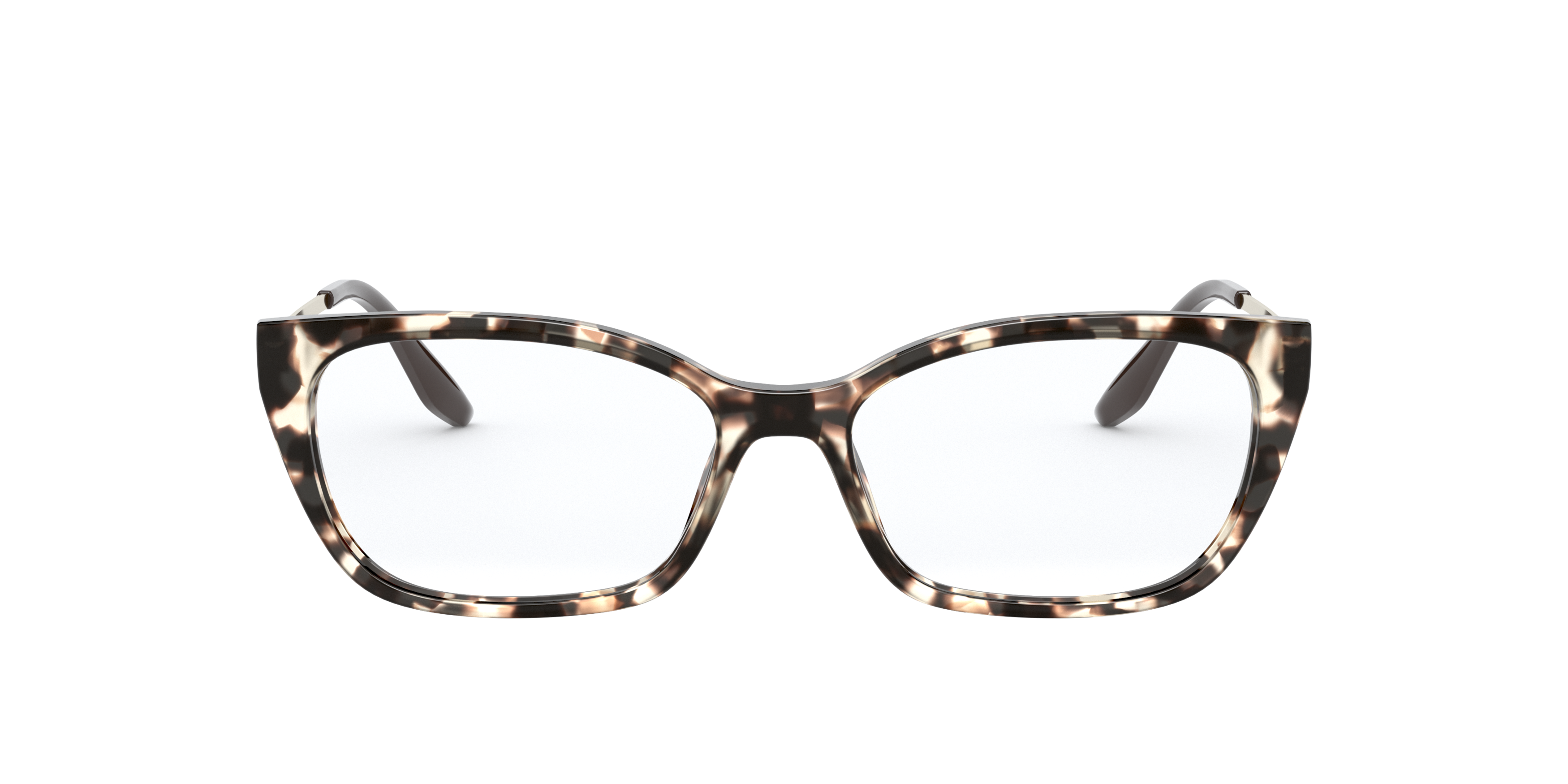 Front Prada PR 14XV (UAO1O1) Glasses Transparent / Tortoise Shell