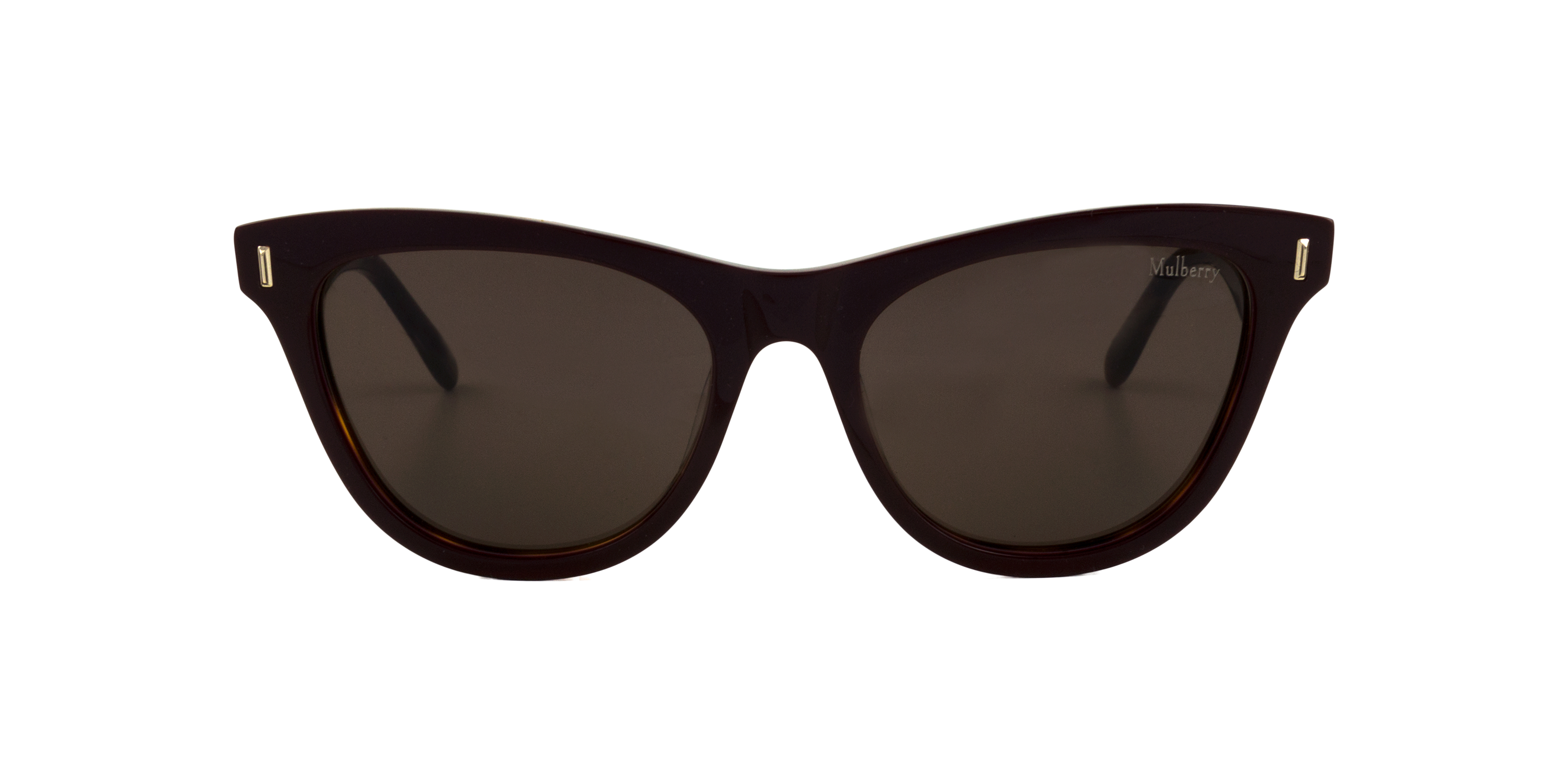 Front Mulberry SML035 (OU86) Sunglasses Brown / Red, Havana