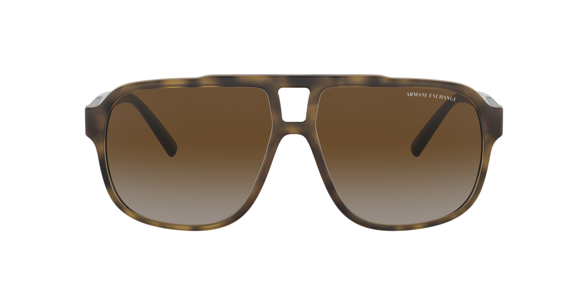 Front Armani Exchange AX 4104S (8029T5) Sunglasses Brown / Havana