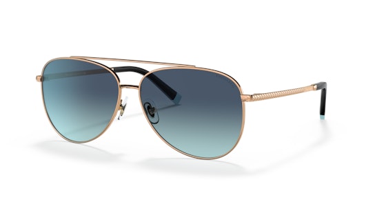 Tiffany & Co TF3074 (61059S) Sunglasses Blue / Bronze